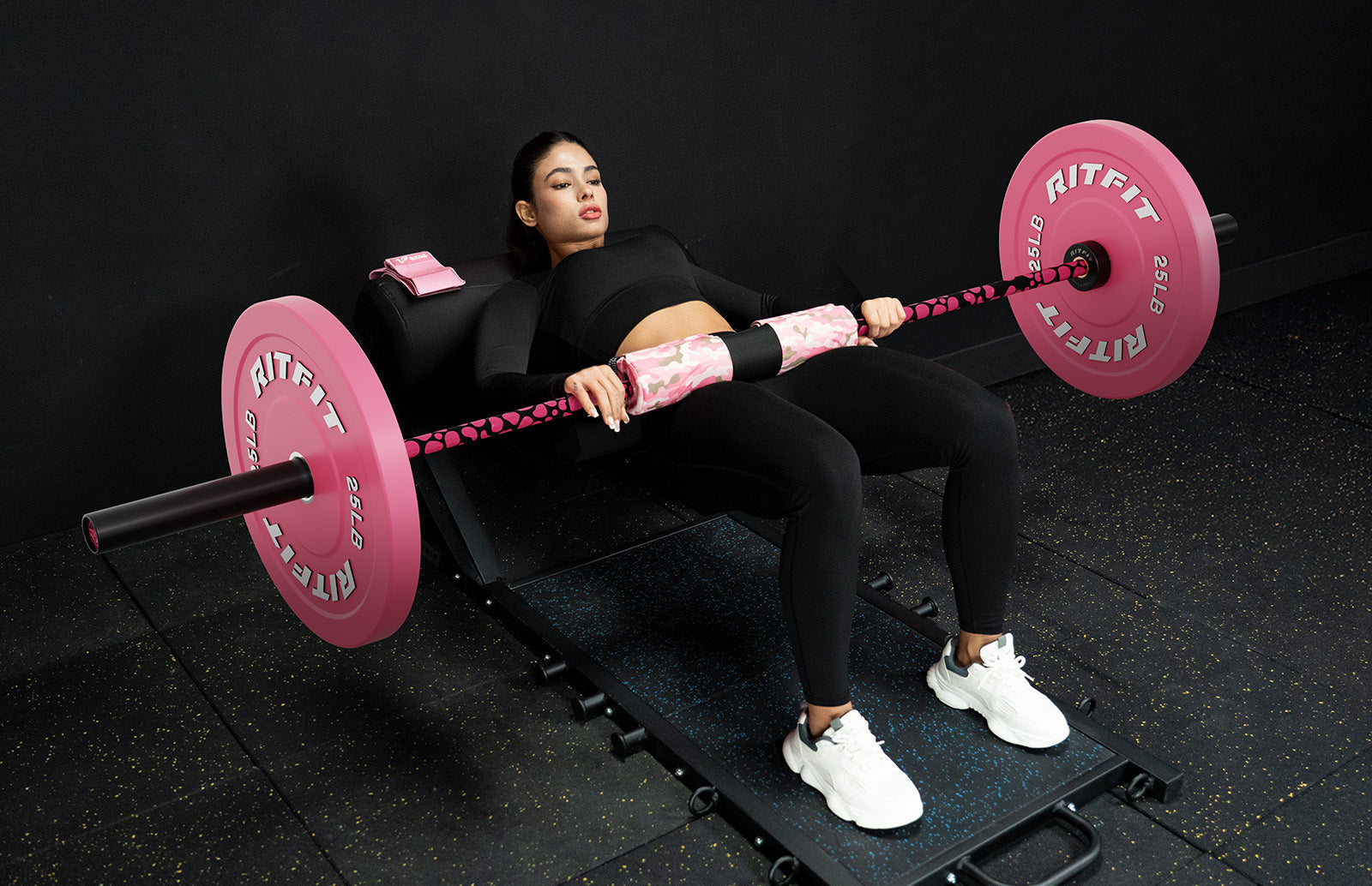 Best Olympic Barbell for Women: RitFit 15kg Pink Leopard Barbell Guide