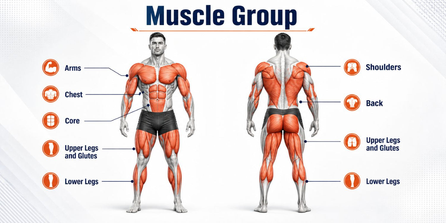 7 Major Muscle Groups Explained: How to Train Your Whole Body at Home