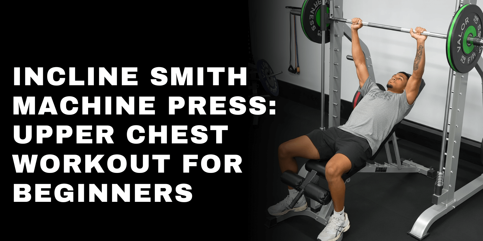 Incline Smith Machine Press Upper Chest Workout for Beginners