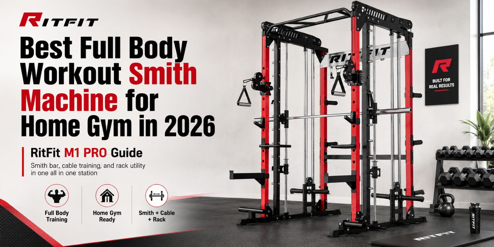 Best Full Body Workout Smith Machine for Home Gym in 2026: RitFit M1 PRO Guide