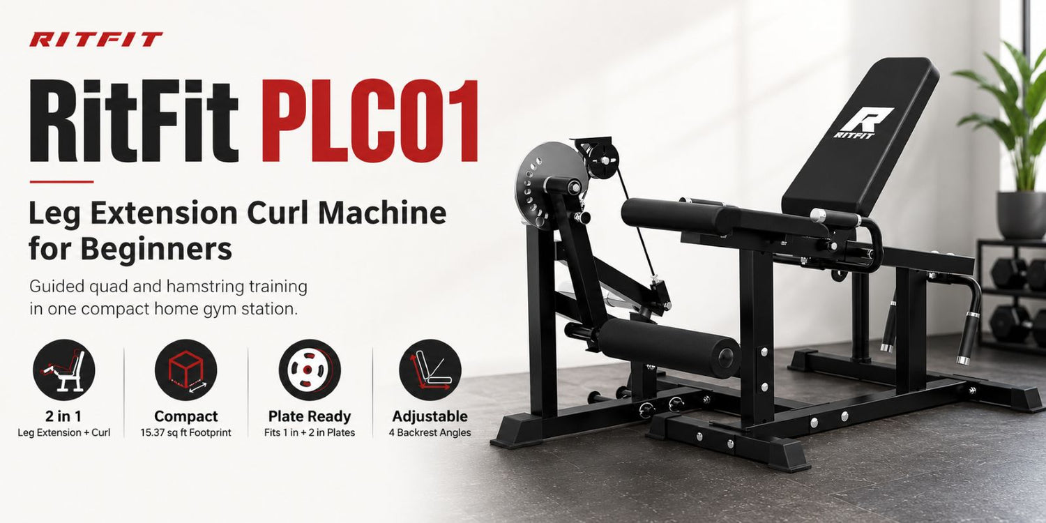 Best Leg Extension Curl Machine for Beginners in 2026: RitFit PLC01 Guide
