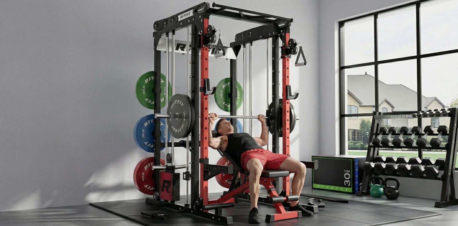Best Smith Machine for Bench Press at Home: RitFit M2 3D Pro Guide