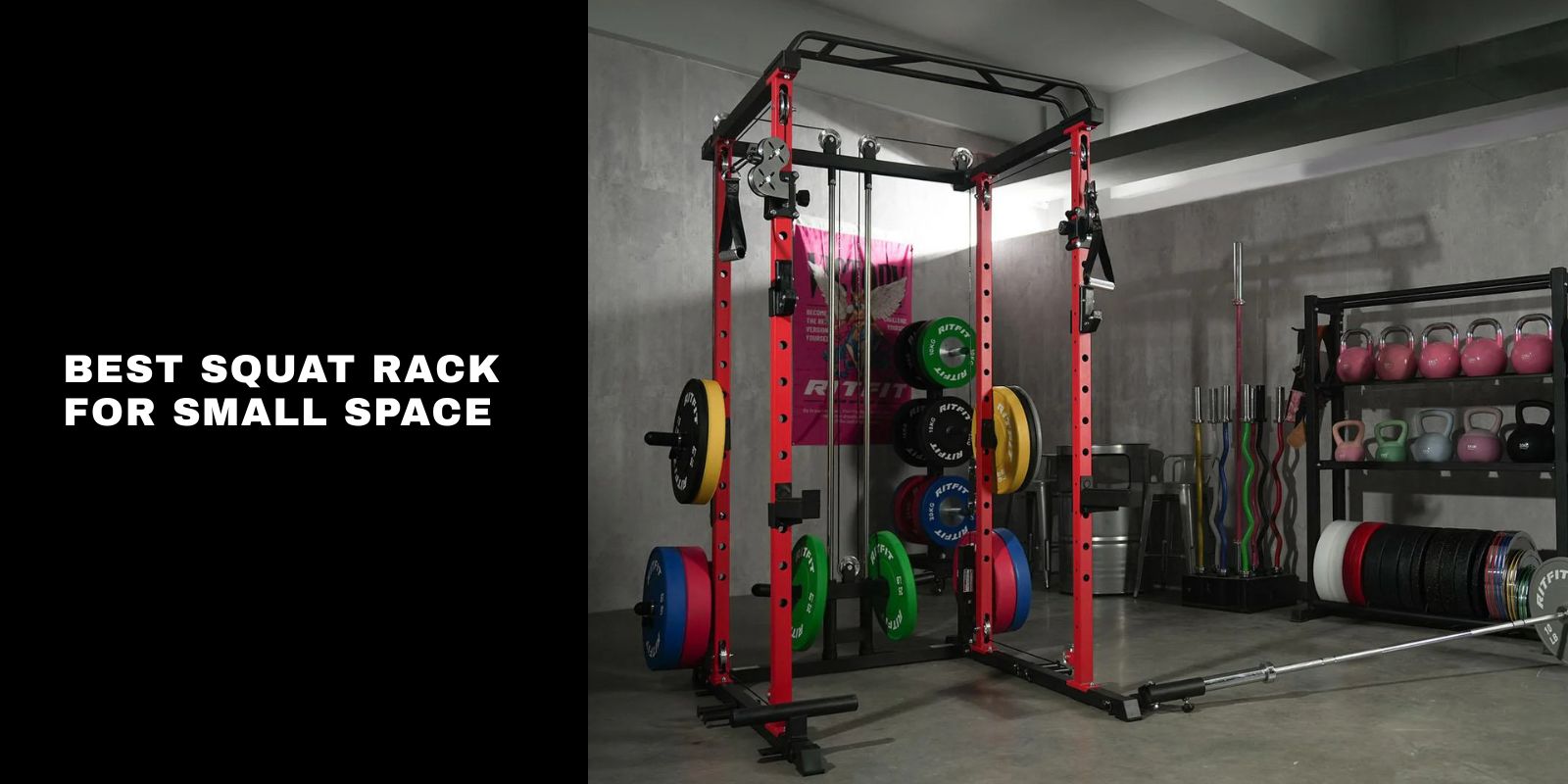 Best Squat Rack for Small Space in 2026: RitFit P3 Guide