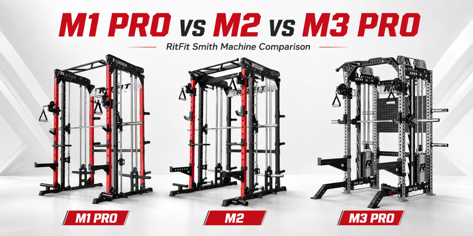 Which RitFit Smith Machine Should You Buy? M3 PRO vs M2 vs M1 PRO