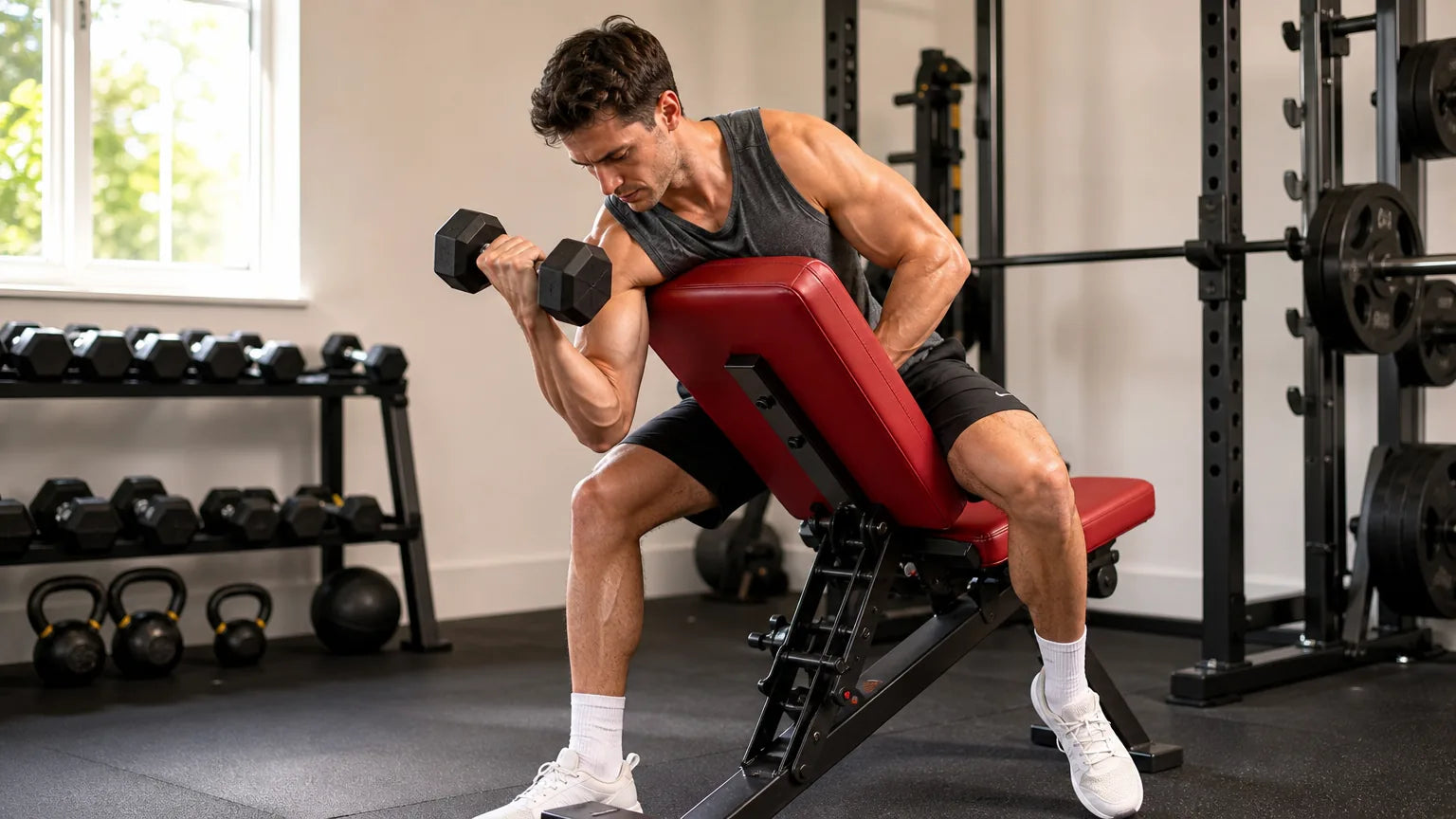 How to Do Preacher Curls on an Adjustable Bench: Setup, Angle and Tips
