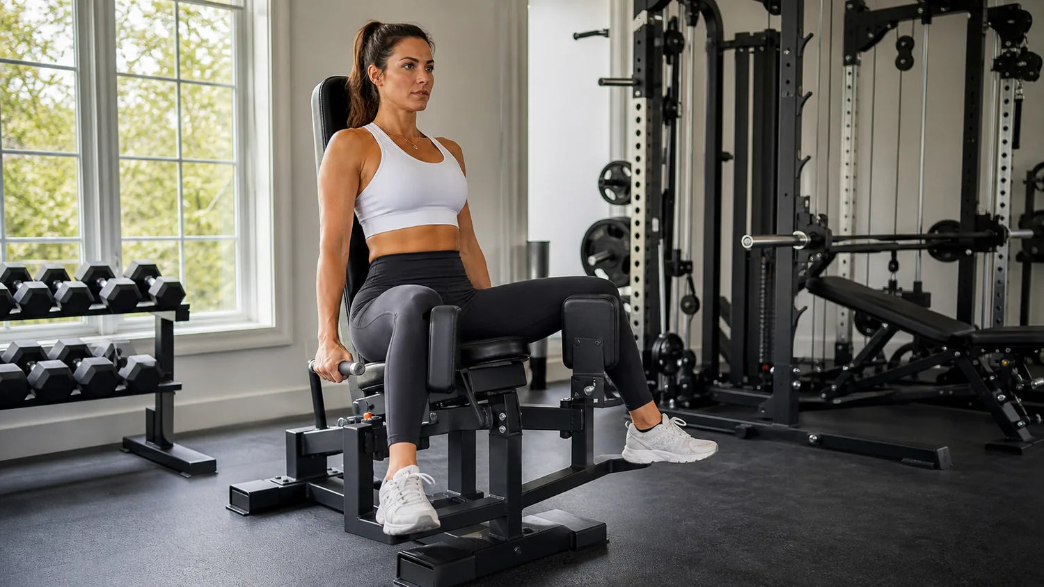 How to use the hip abductor machine for glutes