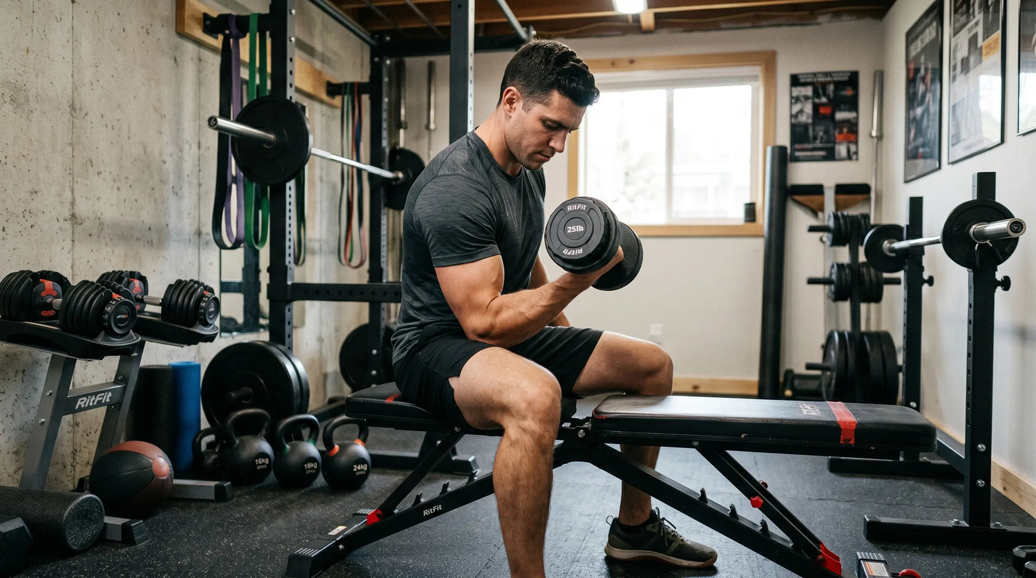 Average Bicep Curl for Men: Standards by Experience Level