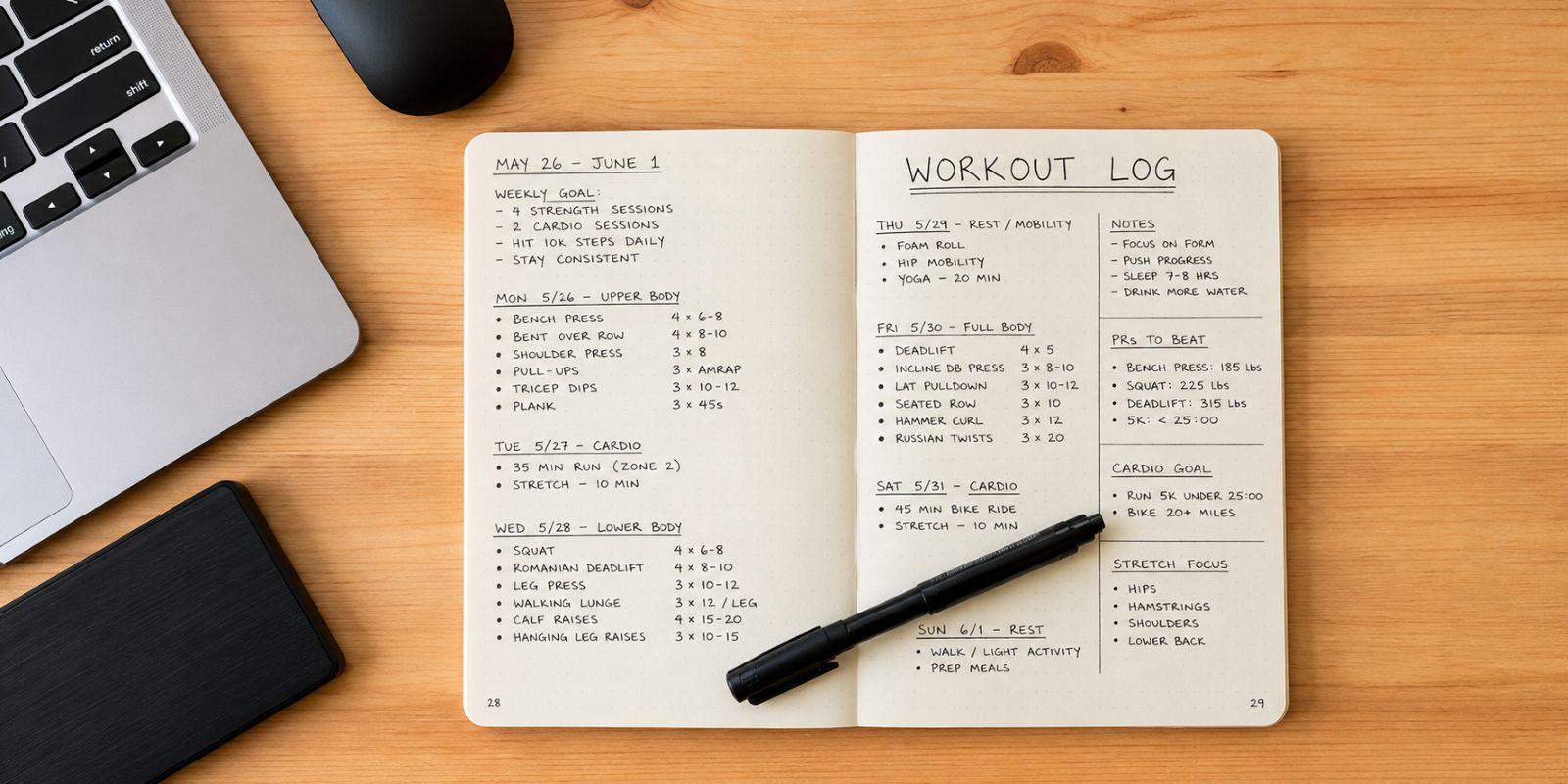 What Is the Purpose of a Fitness Log? How It Helps Track Progress