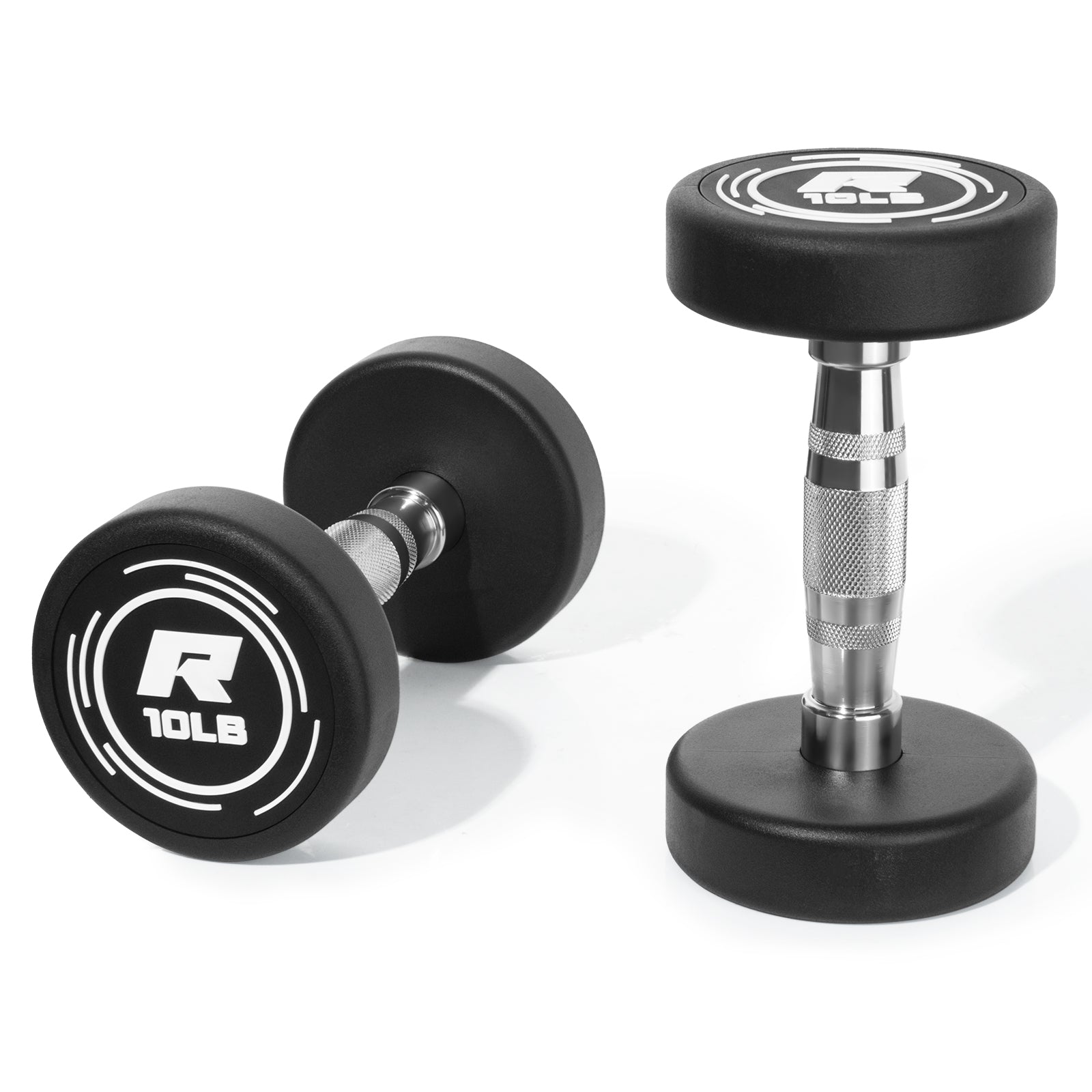 RitFit PVC Coated Round Head Dumbbells in Pairs - RitFit