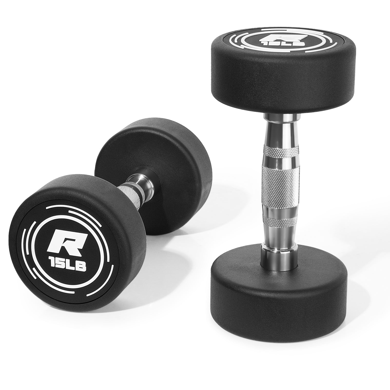 RitFit PVC Coated Round Head Dumbbells in Pairs - RitFit