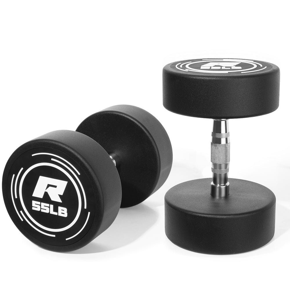 PVC-Coated Round Dumbbells 56 lbs