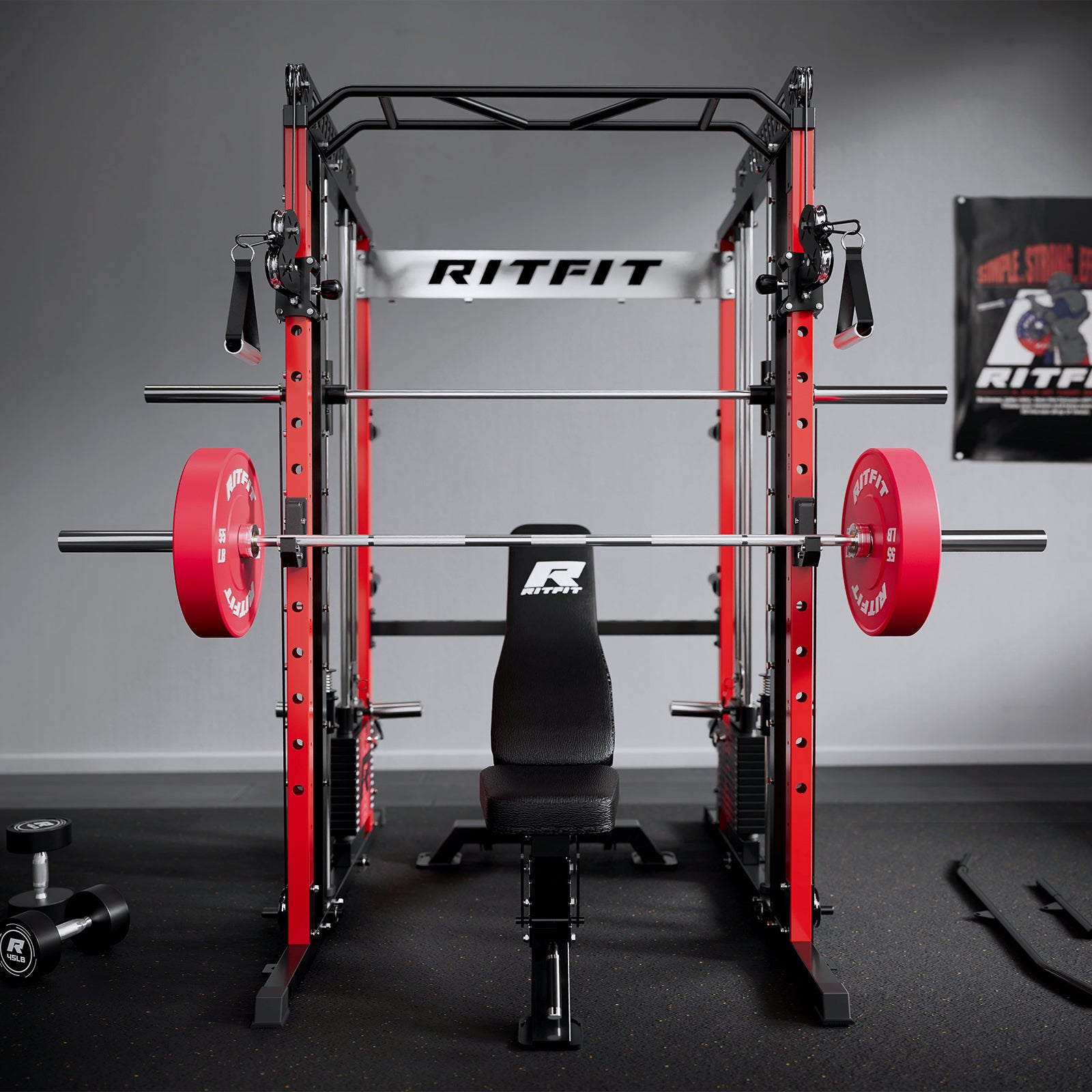 RitFit Upgraded Sandwich J-Hooks for 2" X 2" Racks - RitFit