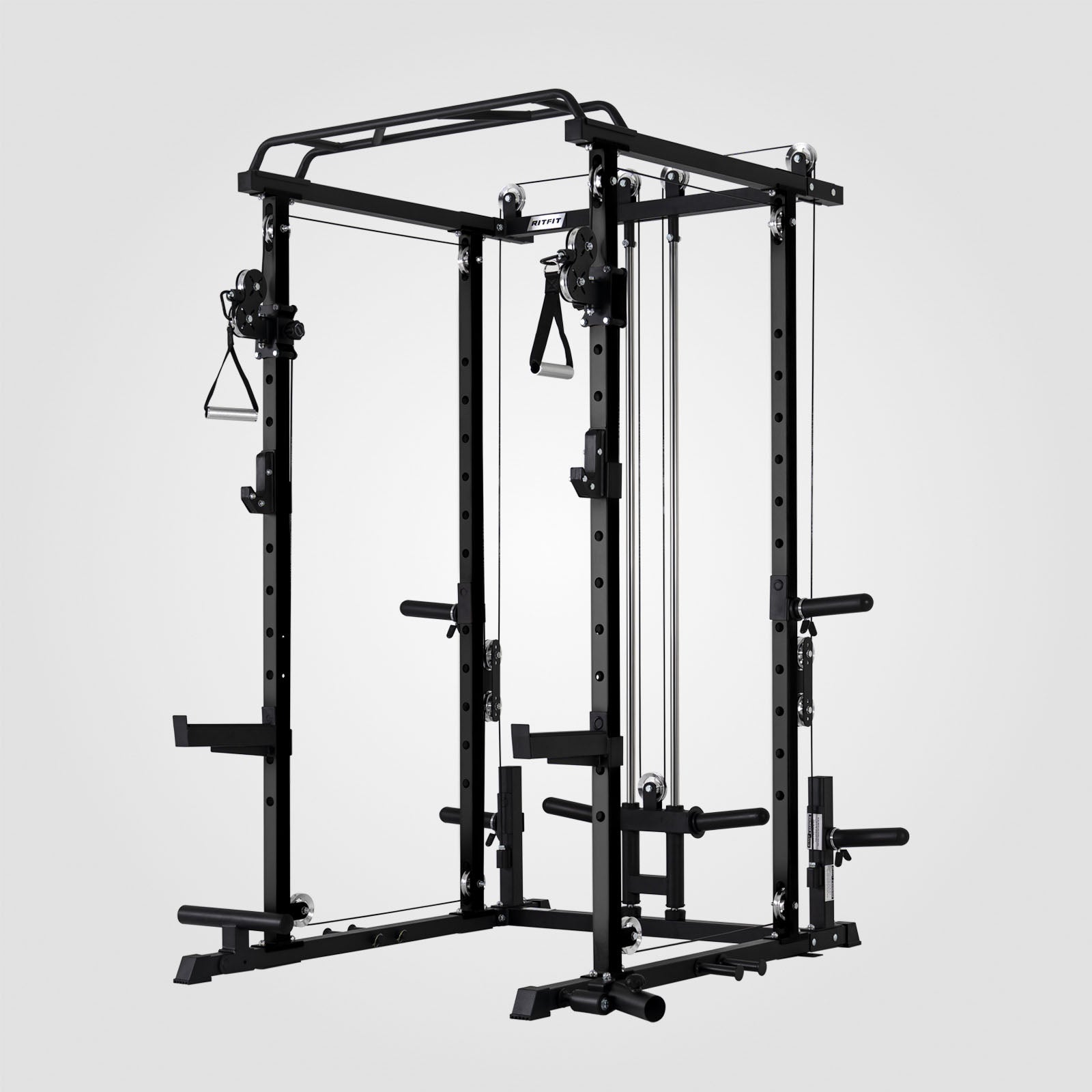 RitFit P3 Power Cage 1200lbs with Smooth Cable System & Aluminum Pulleys - RitFit