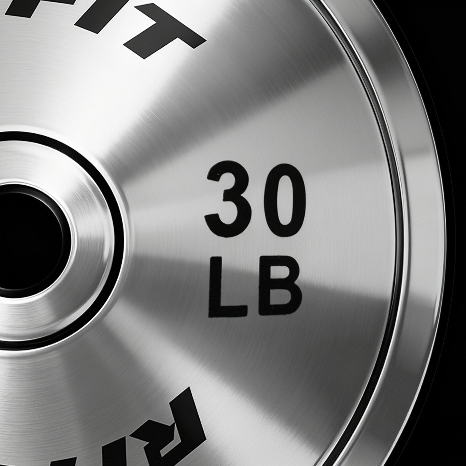 RitFit Silver Steel Strip Olympic Plates 2-Inch