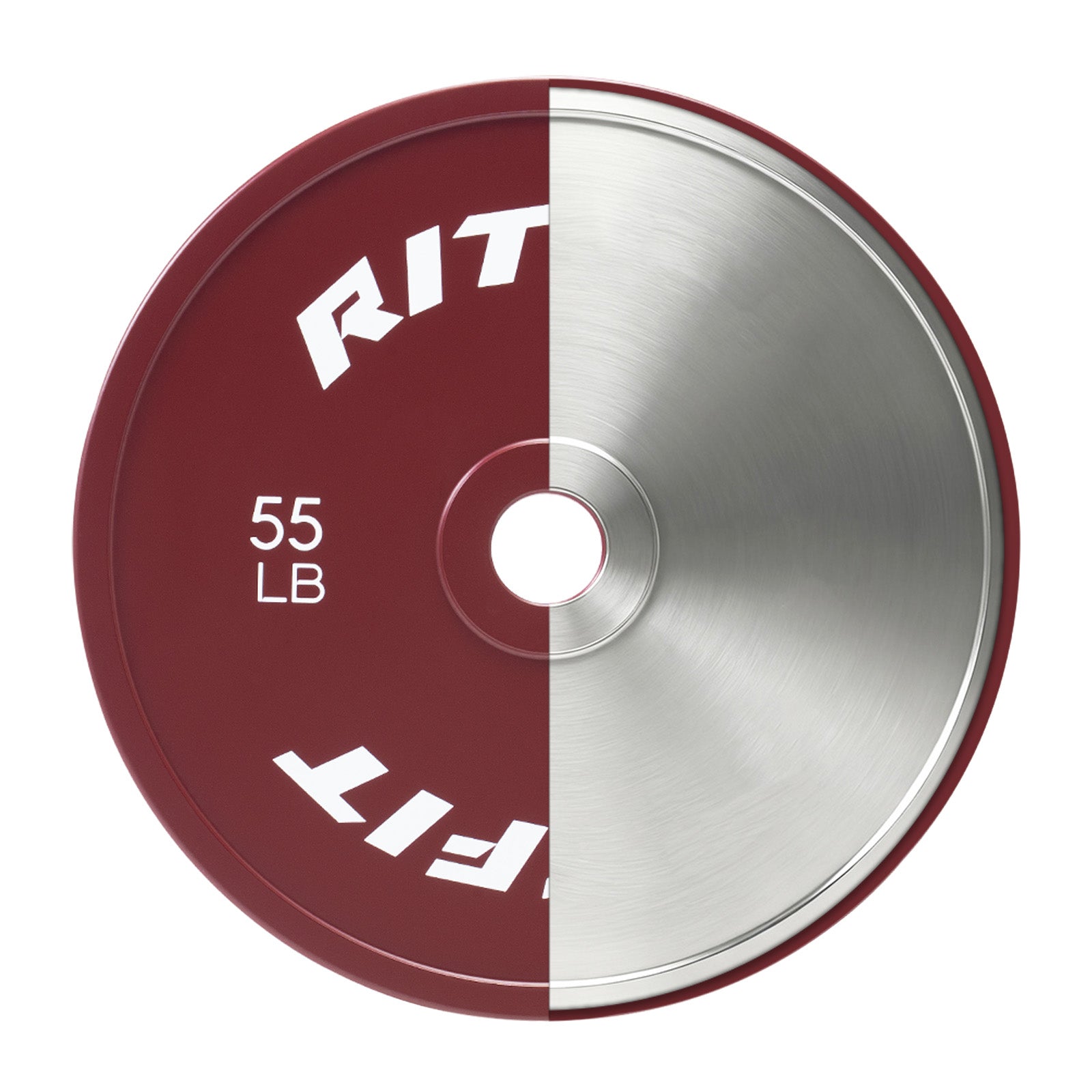 RitFit Vintage Color-Coded Steel Olympic Plates 2-Inch - RitFit