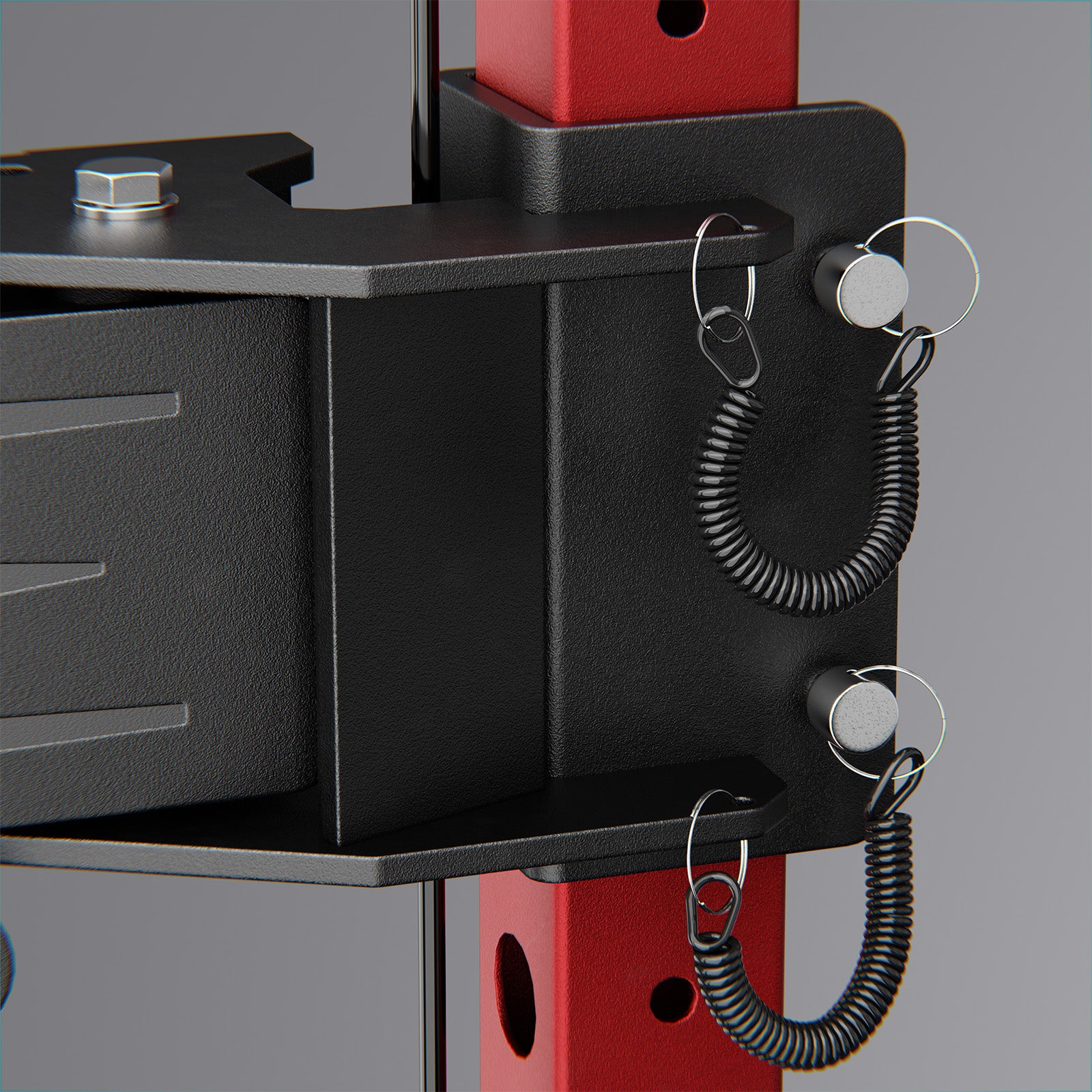 RitFit LAM1 adjustable lever arm attachment for M1 PRO gym equipment, shown in black with adjustable knob and mounting bracket.