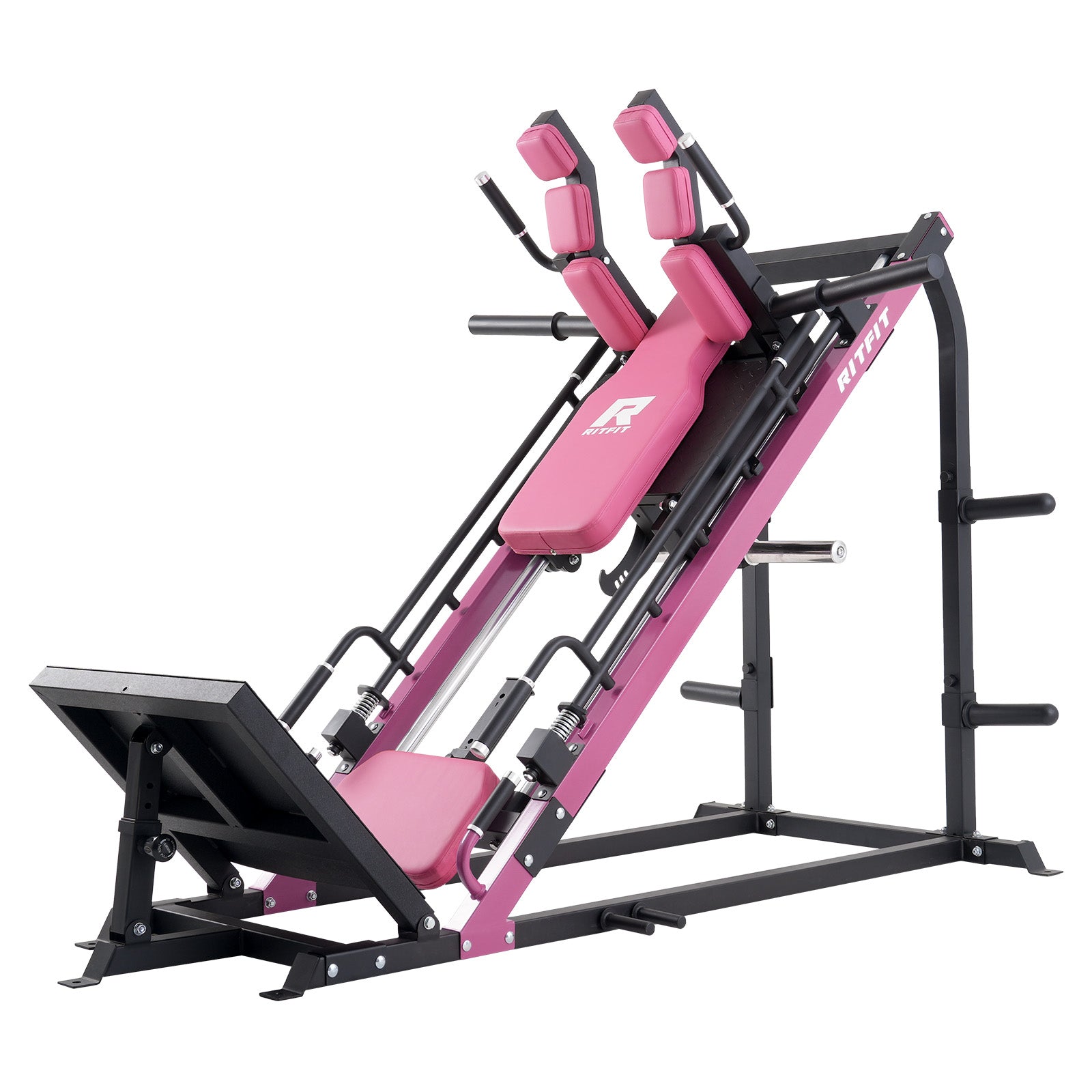RitFit GAZELLE 3-in-1 Leg Press and Hack Squat Machine for home gym strength training, featuring adjustable weights and sturdy frame.