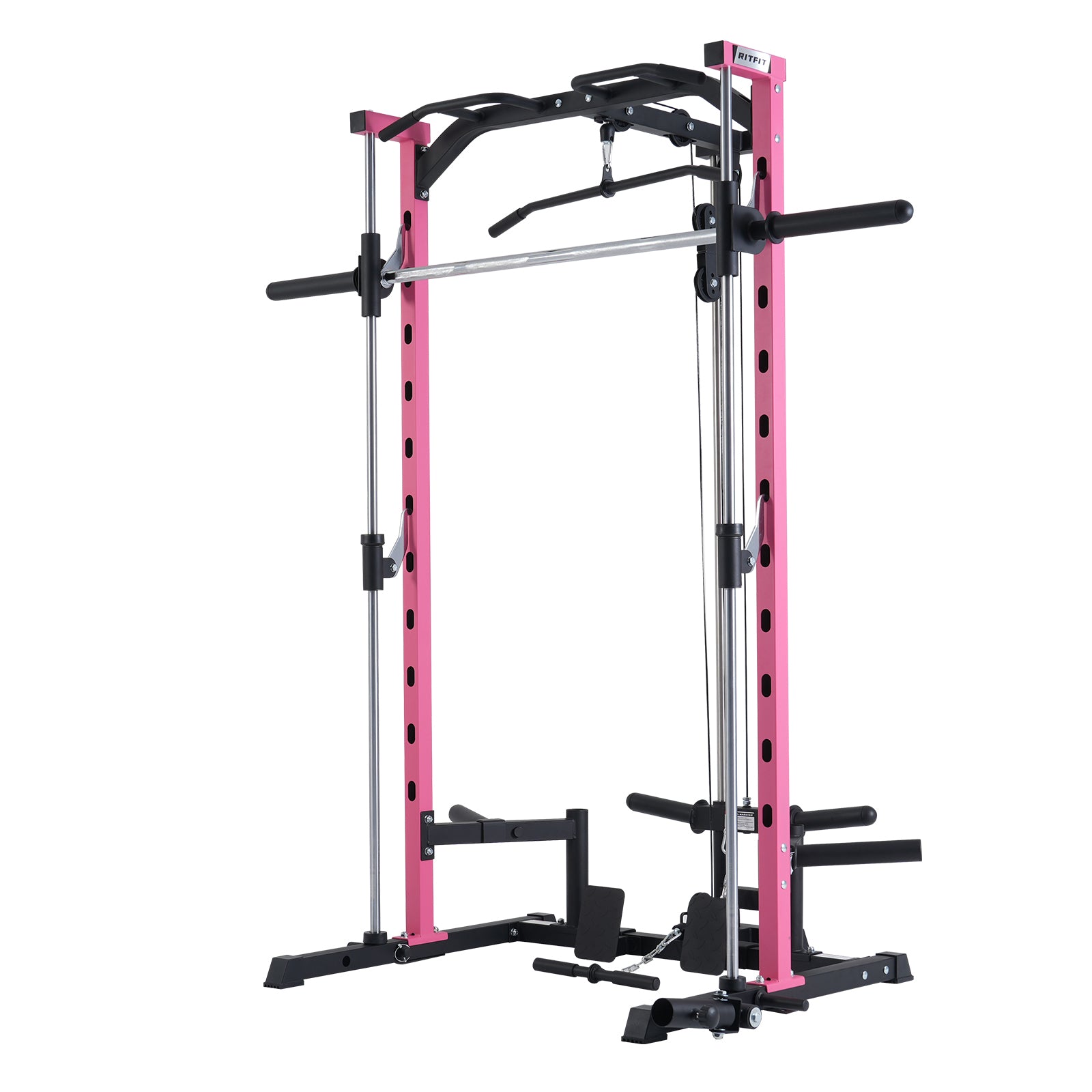 RitFit PSR05 2.0 Pink Smith Machine with LAT-Pull Down - RitFit