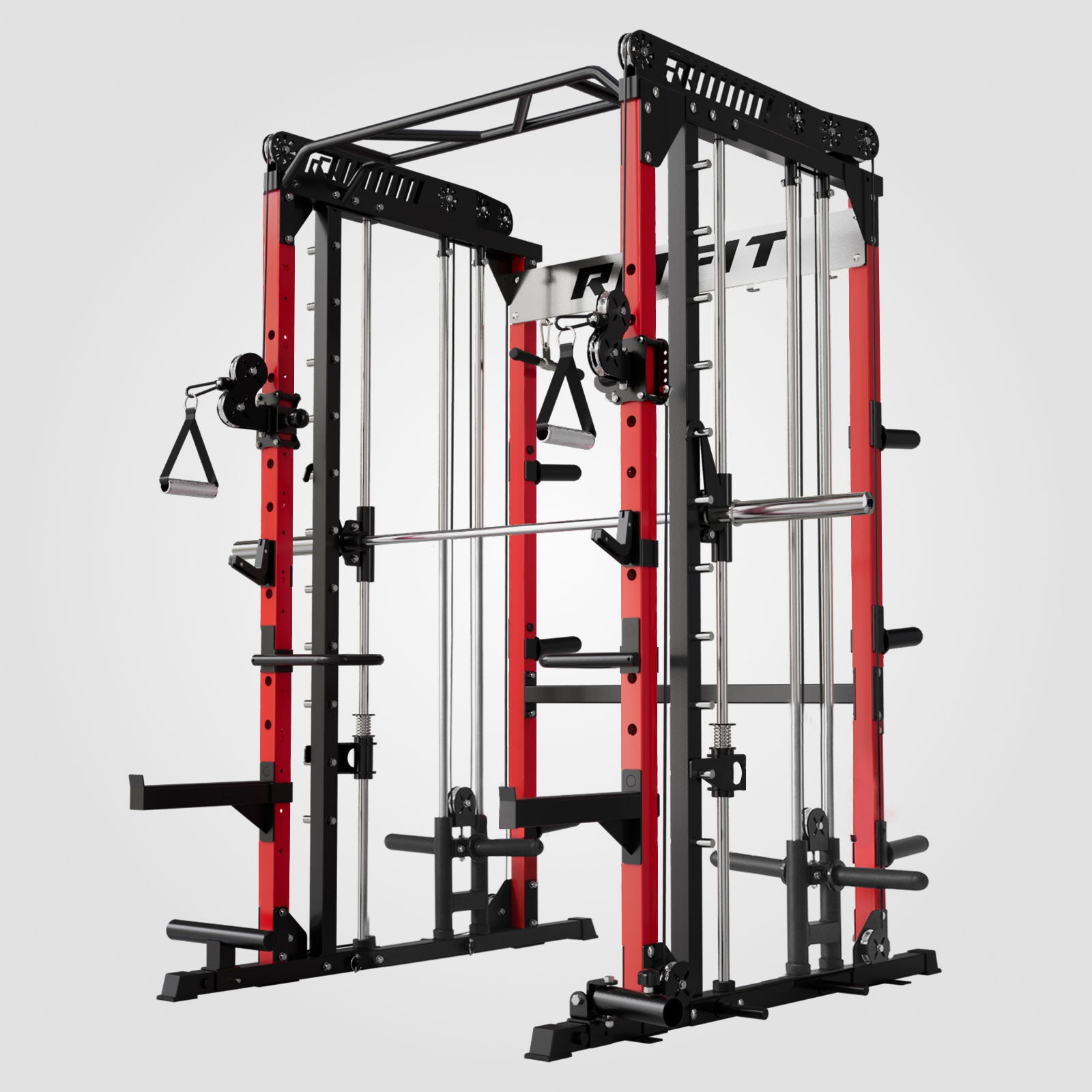 RitFit M1 PRO Smith Machine Squat Rack Workout Equipment for