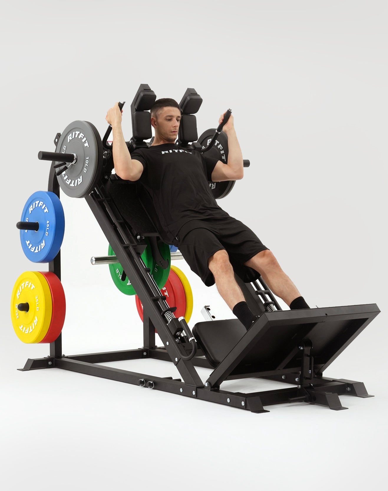 RitFit lower body machines – leg press, squat, and strength training equipment