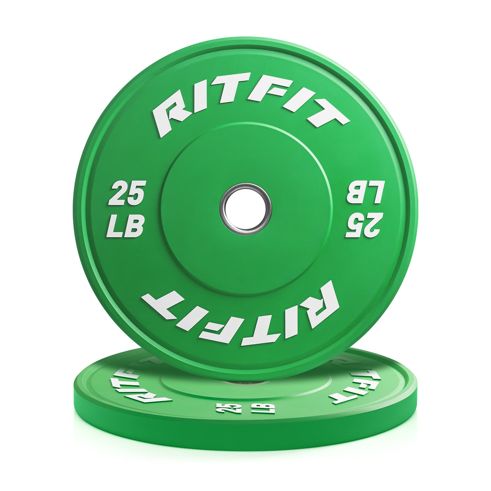 RitFit High-Grade Color Bumper Plates Olympic 2-Inch Rubber - RitFit