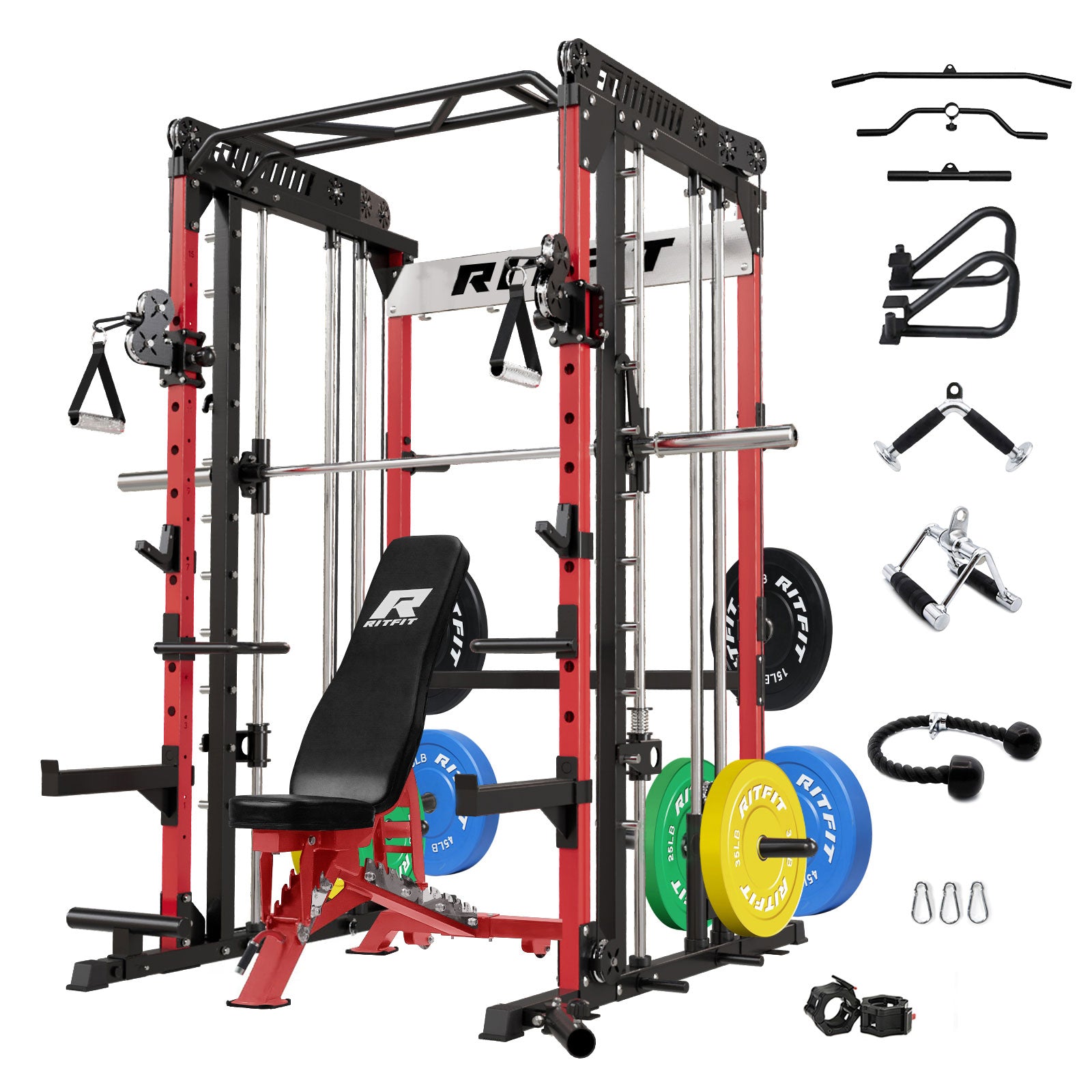 RitFit M1 PRO Smith Machine Home Gym Package Comprehensive All-In-One Workout System - RitFit