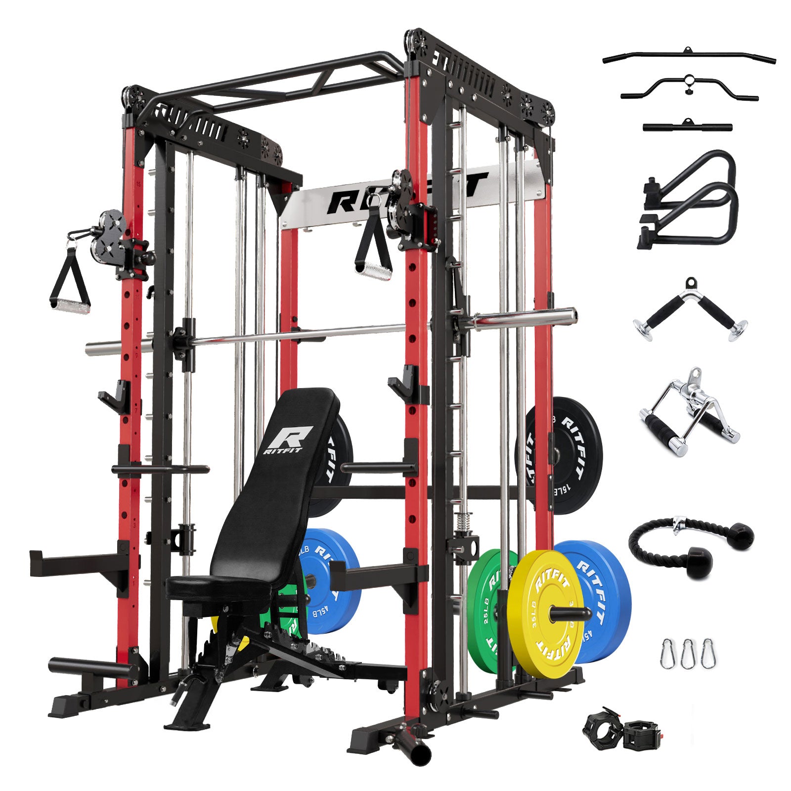 RitFit M1 PRO Smith Machine Home Gym Package Comprehensive All-In-One Workout System - RitFit