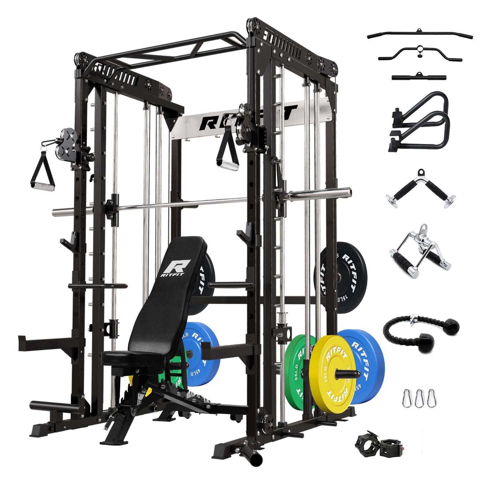 RitFit M1 PRO Smith Machine Home Gym Package Comprehensive All-In-One Workout System - RitFit