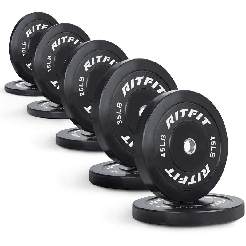 RitFit Olympic Bumper Weight Plates - 2-inch