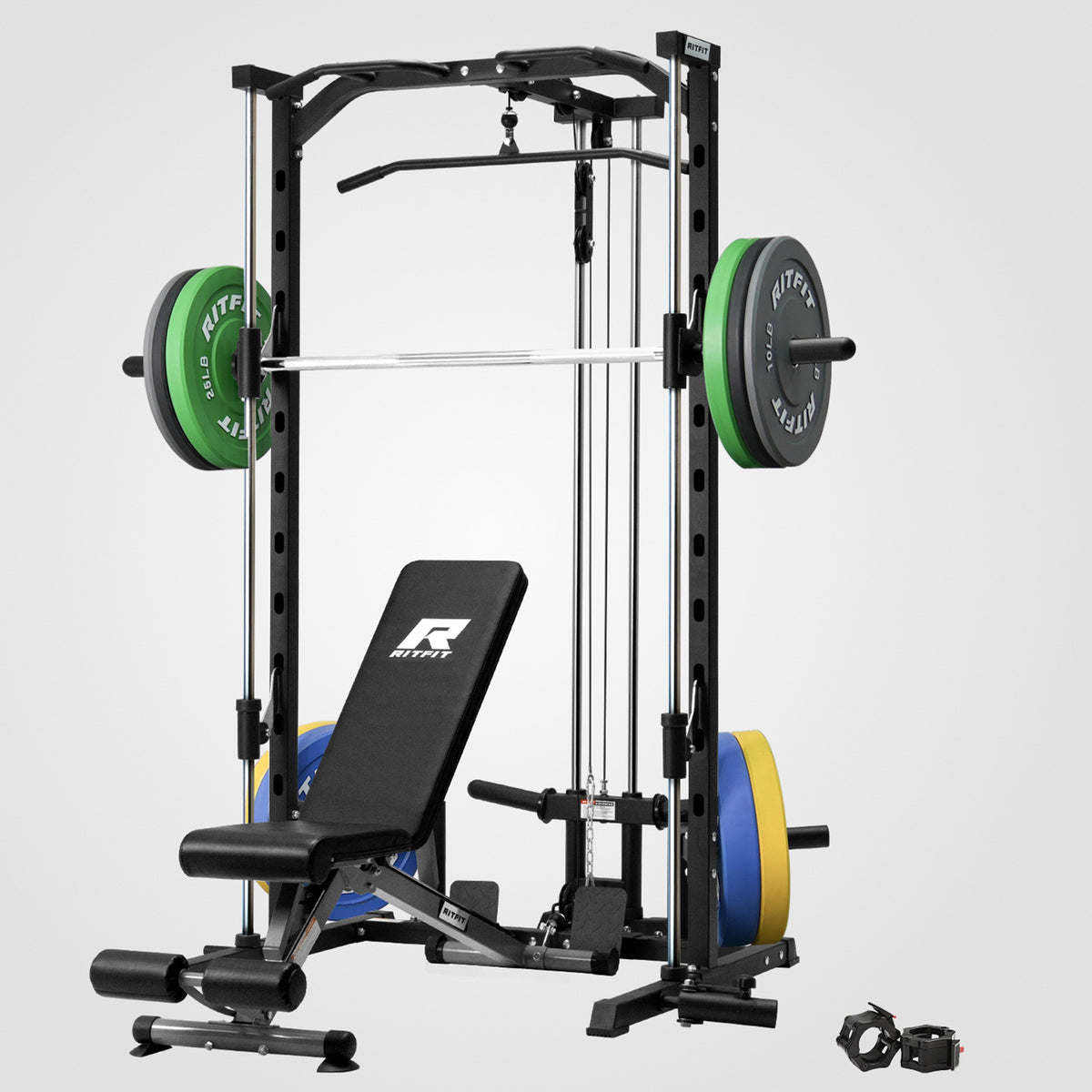 RitFit PSR05 Smith Machine Home Gym Package - All-in-One Fitness Solution