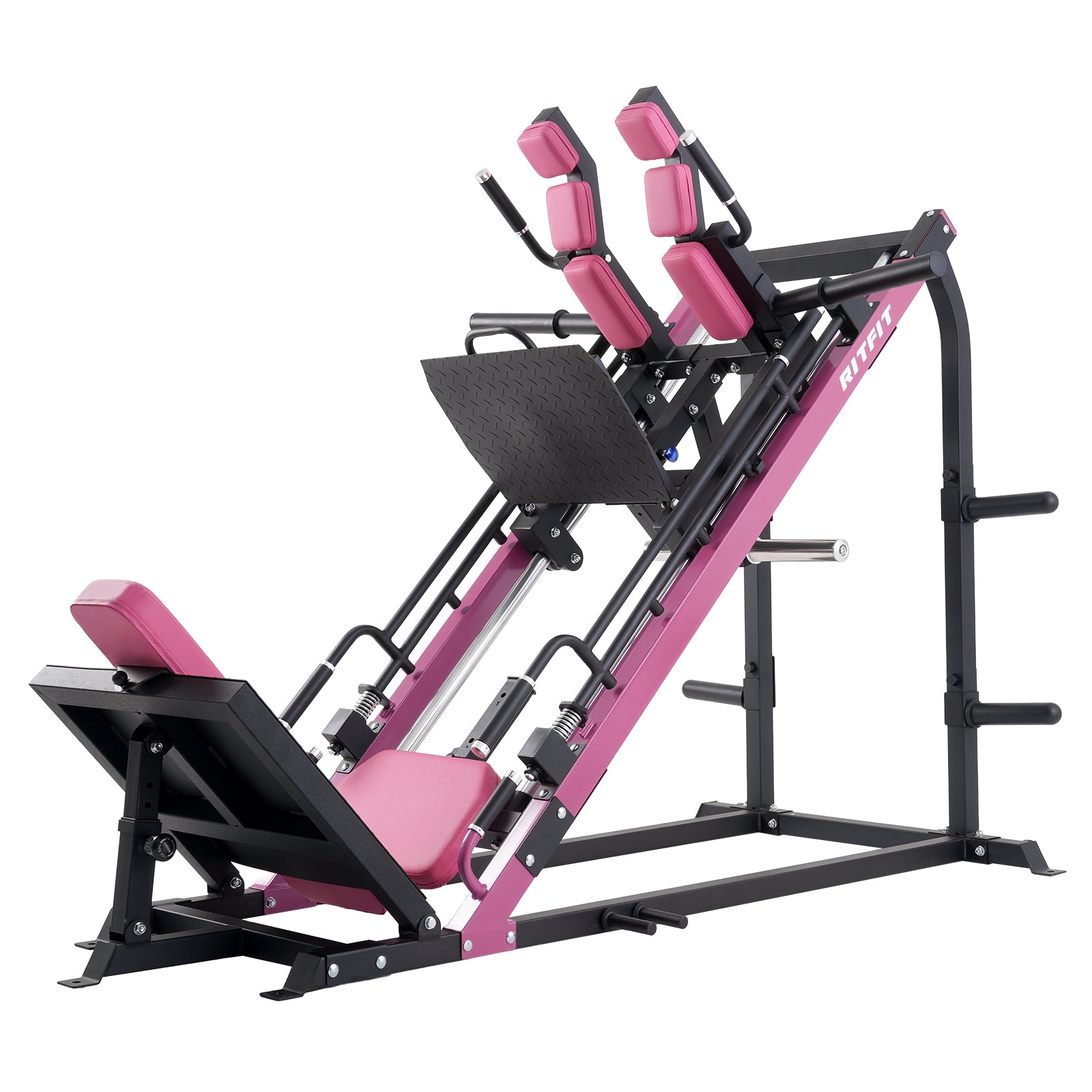 RitFit GAZELLE 3-in-1 Leg Press Hack Squat Machine for strength training in home gym setup