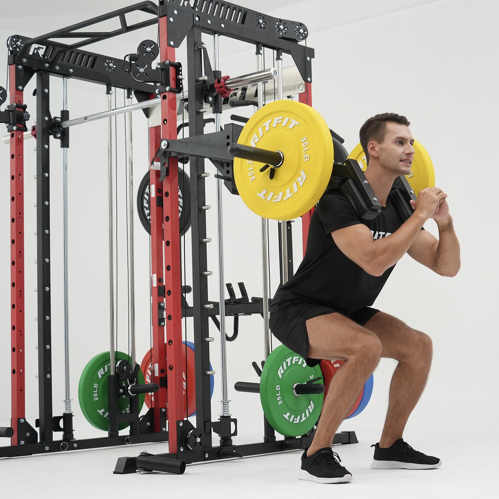 RitFit AT02 Hack Squat Rack Attachment for 2"X2" Rack - RitFit