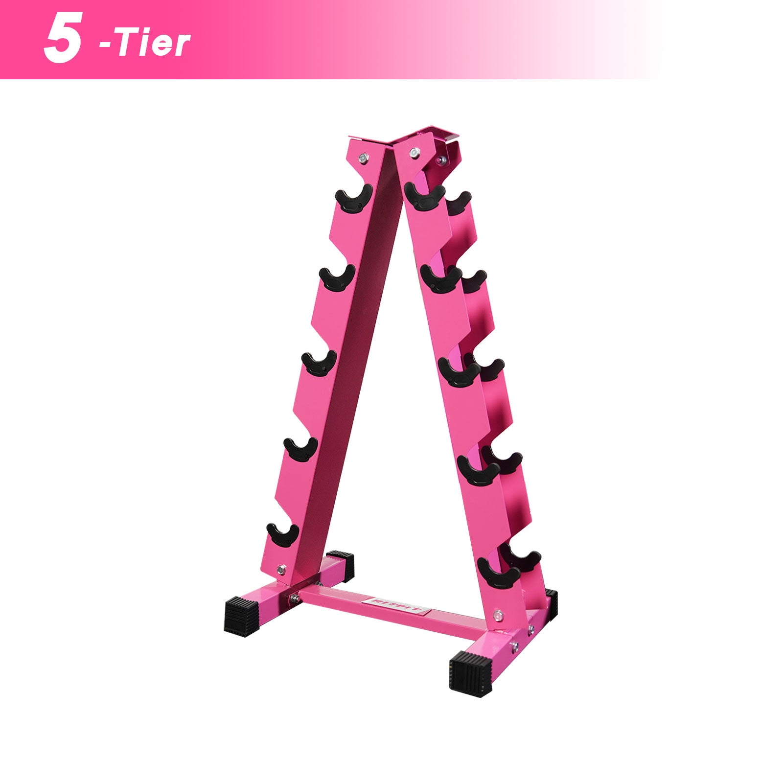 RitFit A-Frame Dumbbell Storage Rack Stand 5 Pairs - RitFit