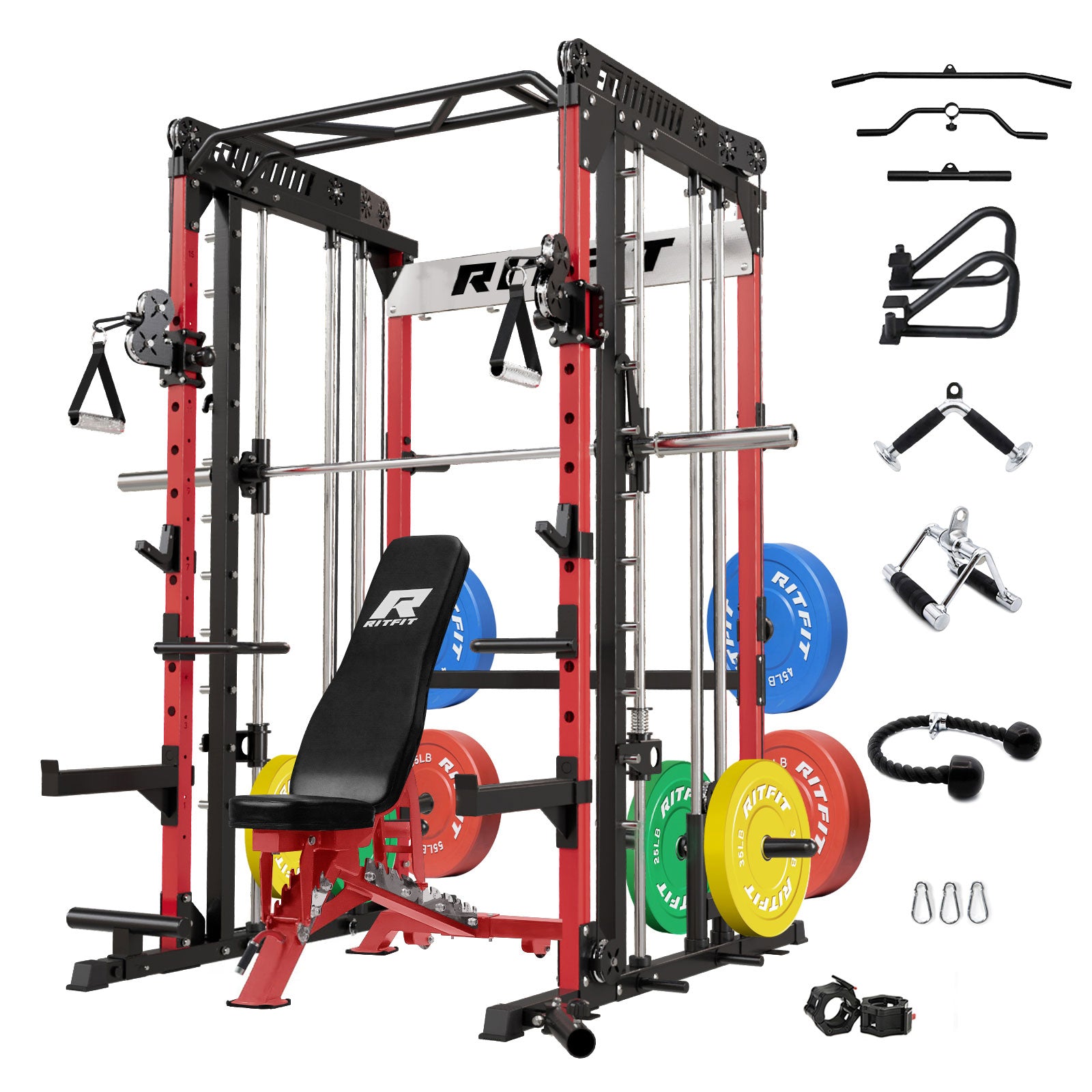RitFit M1 PRO Smith Machine Home Gym Package Comprehensive All-In-One Workout System - RitFit