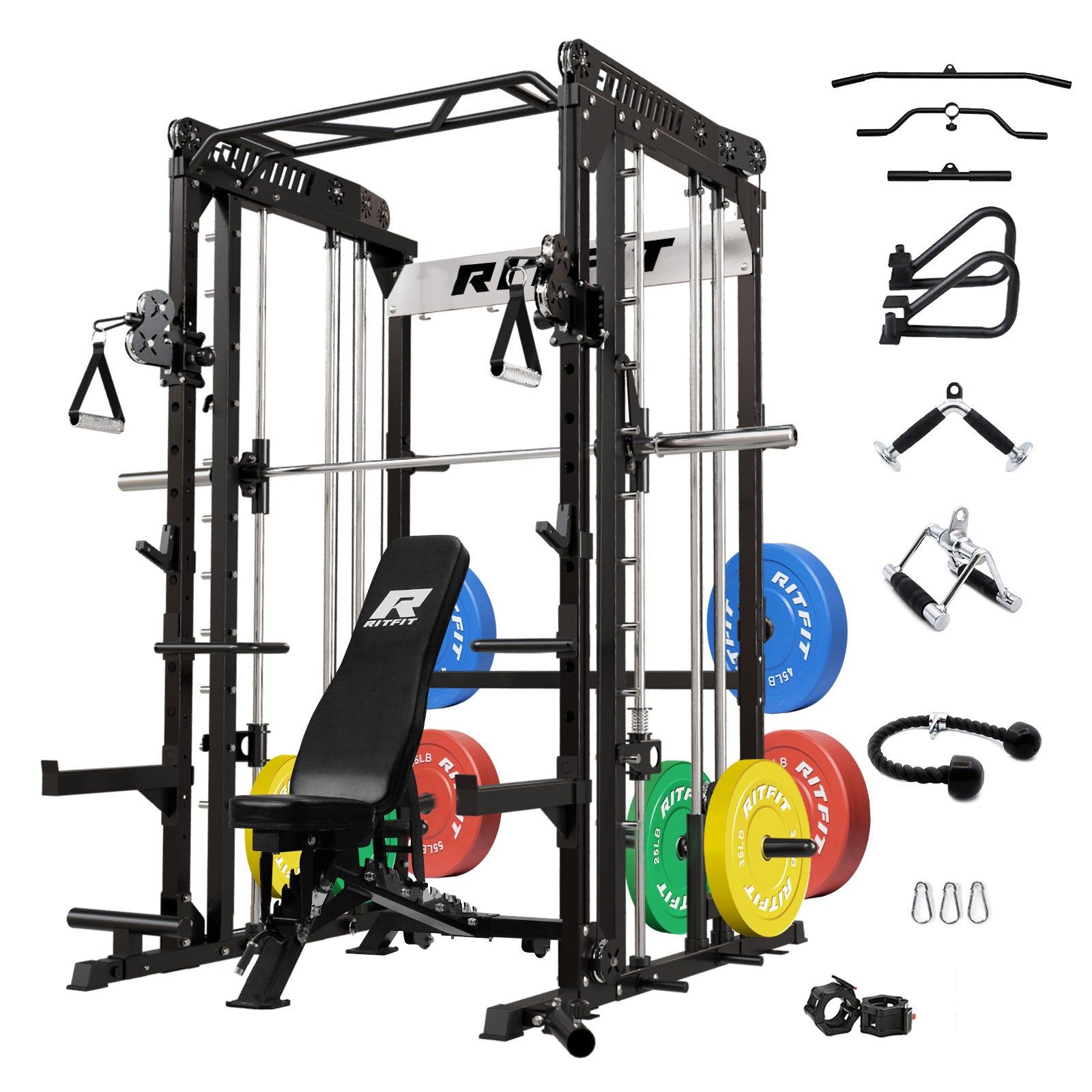 RitFit M1 PRO Smith Machine Home Gym Package Comprehensive All-In-One Workout System - RitFit