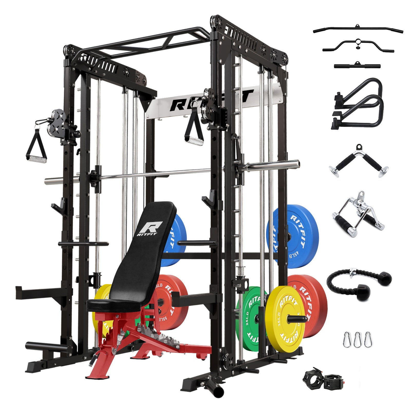 RitFit M1 PRO Smith Machine Home Gym Package Comprehensive All-In-One Workout System - RitFit