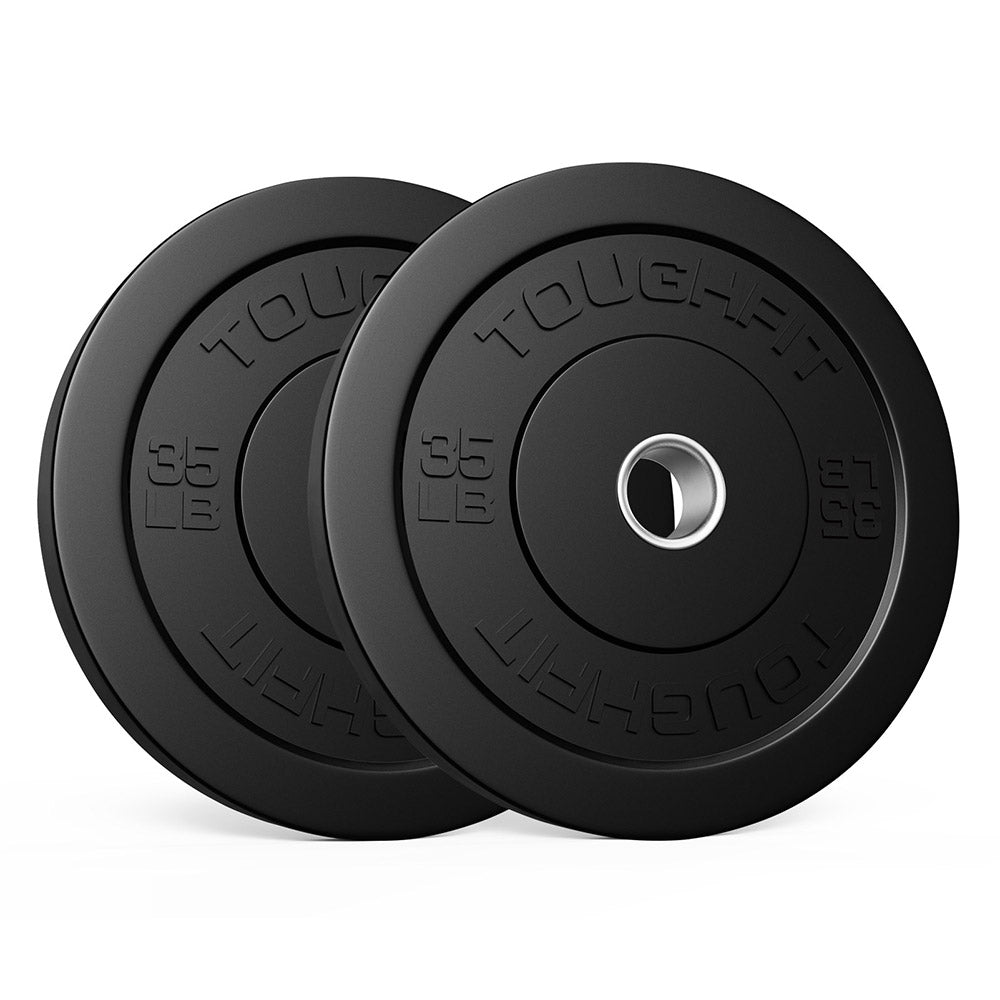 ToughFit Black Olympic Weight Plates Bumper Plates Set - RitFit