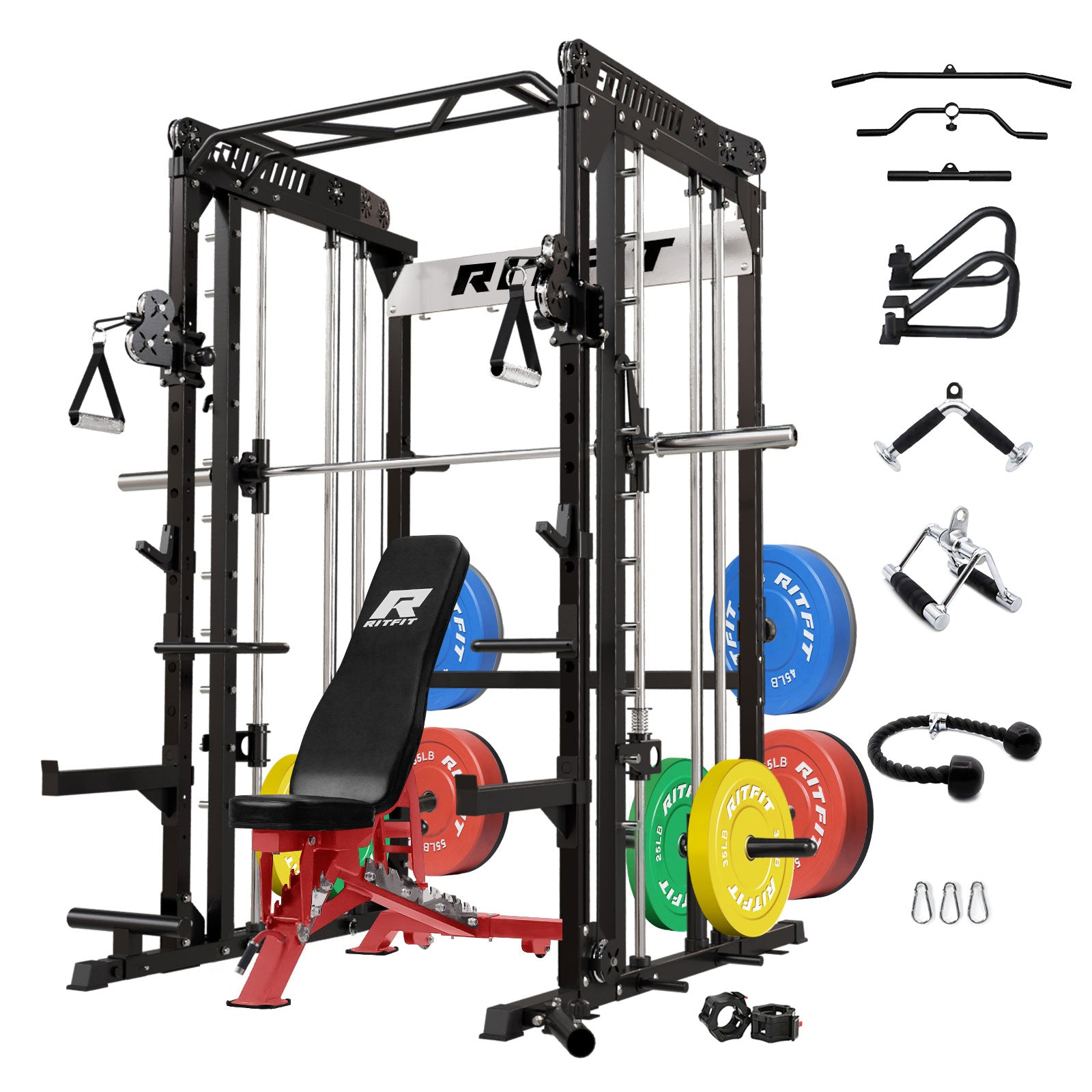 RitFit M1 PRO Smith Machine Home Gym Package Comprehensive All-In-One Workout System - RitFit