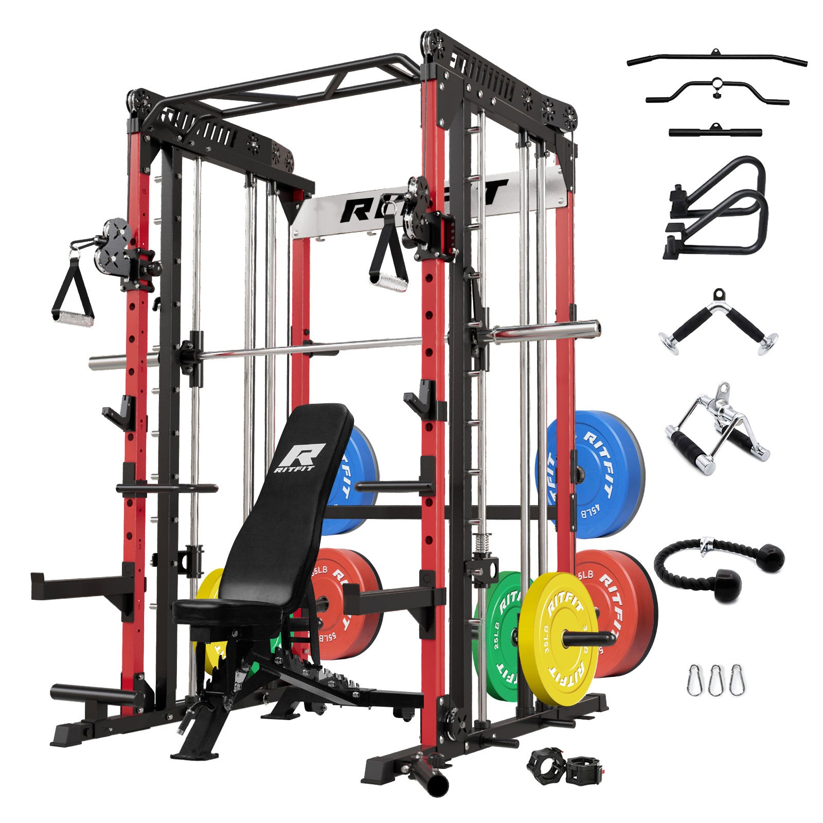 RitFit M1 PRO Smith Machine Home Gym Package Comprehensive All-In-One Workout System - RitFit