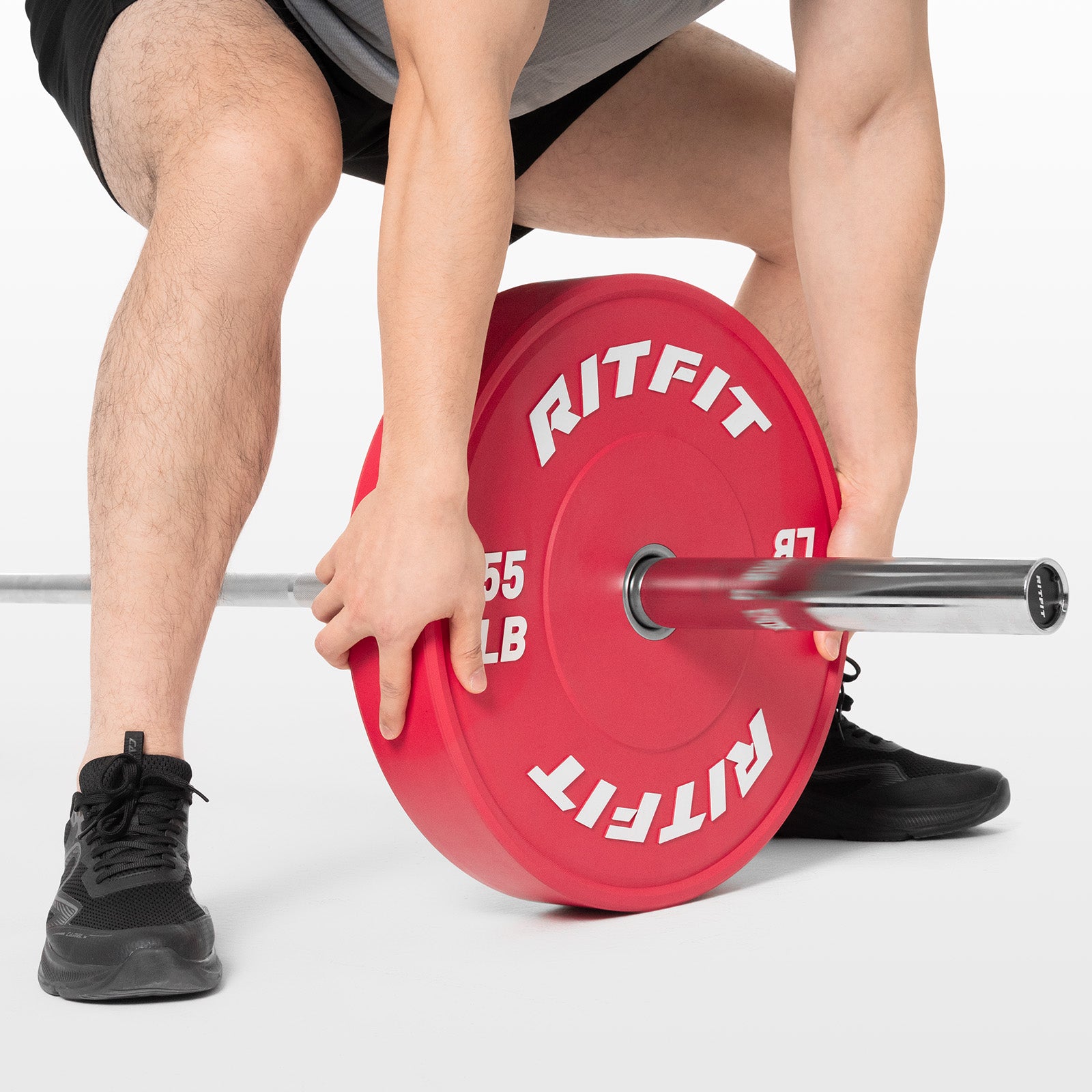 RitFit High-Grade Color Bumper Plates Olympic 2-Inch Rubber - RitFit