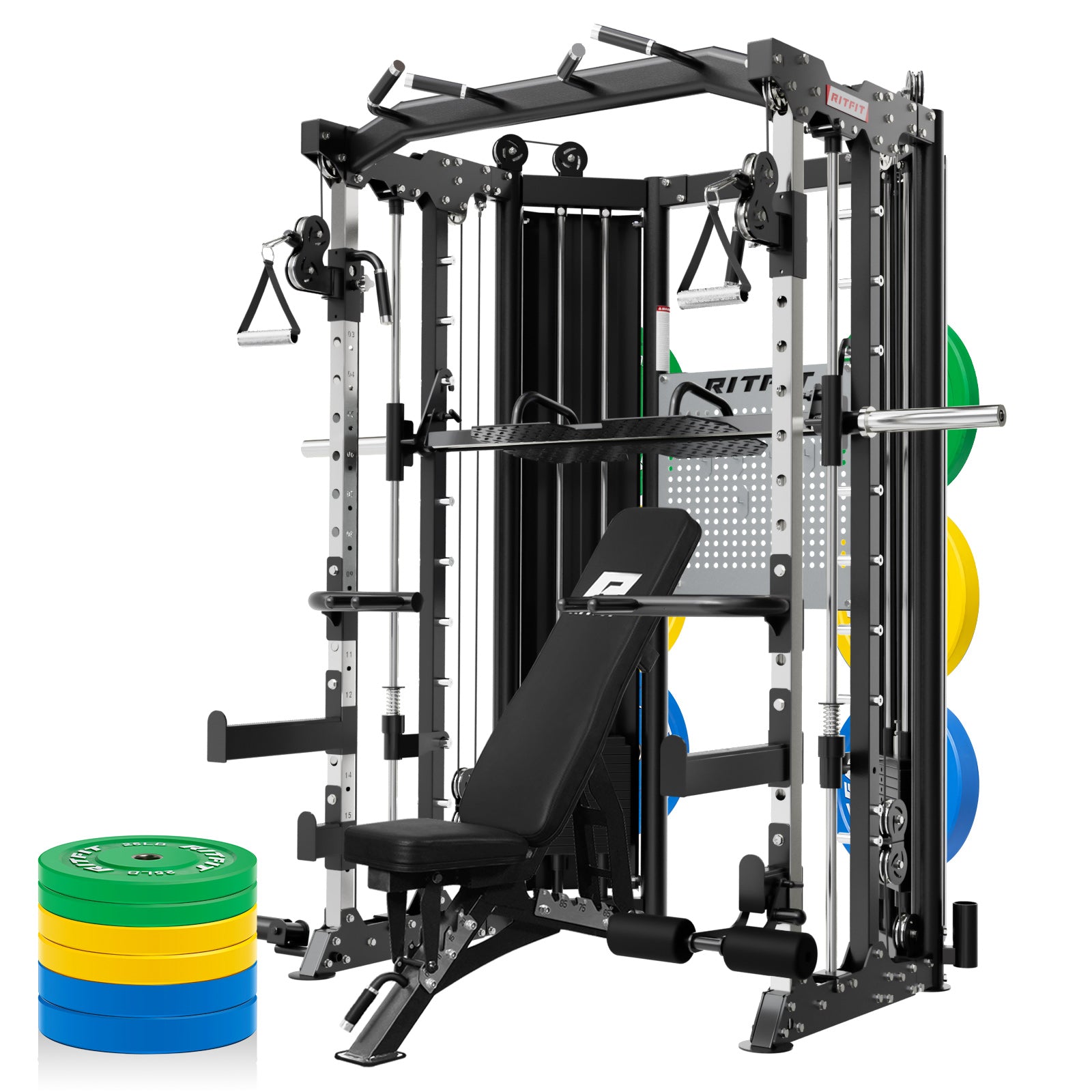 RitFit BPC06 All-In-One Smith Machine Home Gym Package - RitFit
