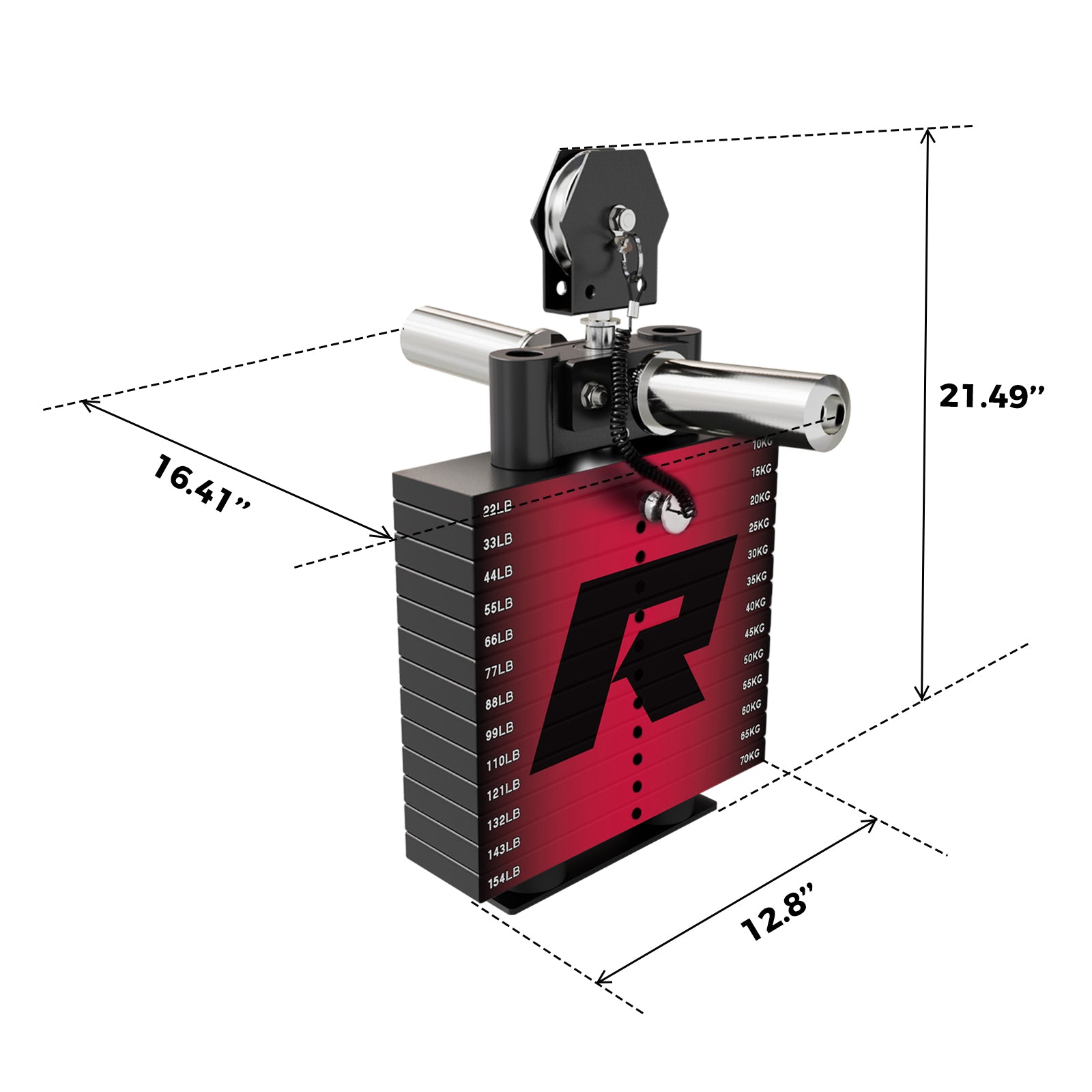 RitFit M2 Multi-Functional Modular Home Gym Smith Machine rack with adjustable bars and weight supports for versatile strength training.