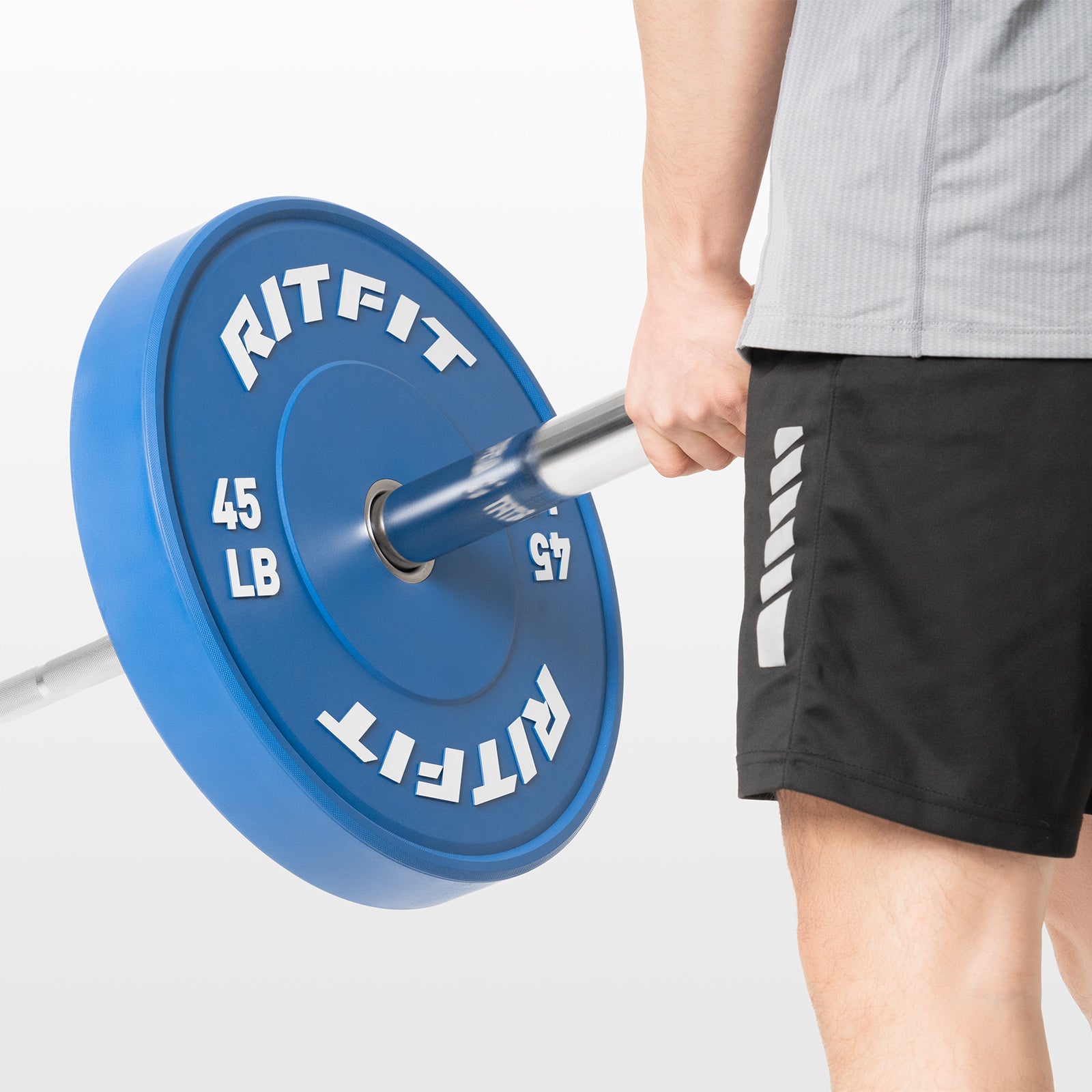 RitFit High-Grade Color Bumper Plates Olympic 2-Inch Rubber - RitFit