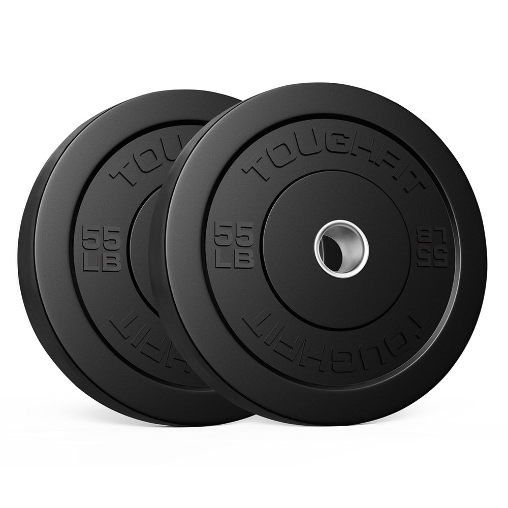 ToughFit Black Olympic Weight Plates Bumper Plates Set - RitFit