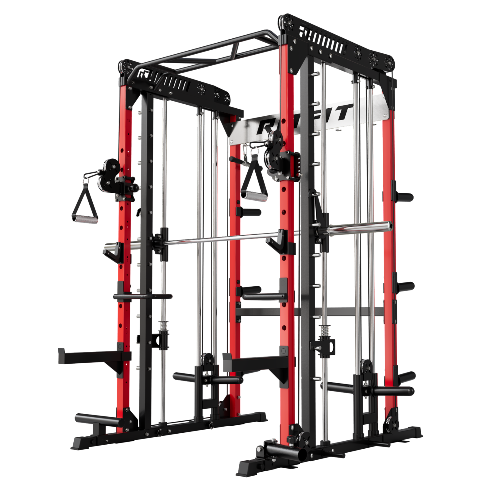 RitFit M1 PRO Smith Machine with Cable Crossover and BLP01 Leg Press Hack Squat Package for Home Gym - RitFit