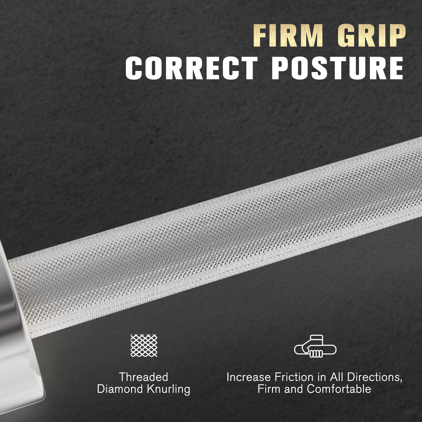 RitFit 7FT Olympic Barbell Bar 2'' Weight Lifting Bar - RitFit