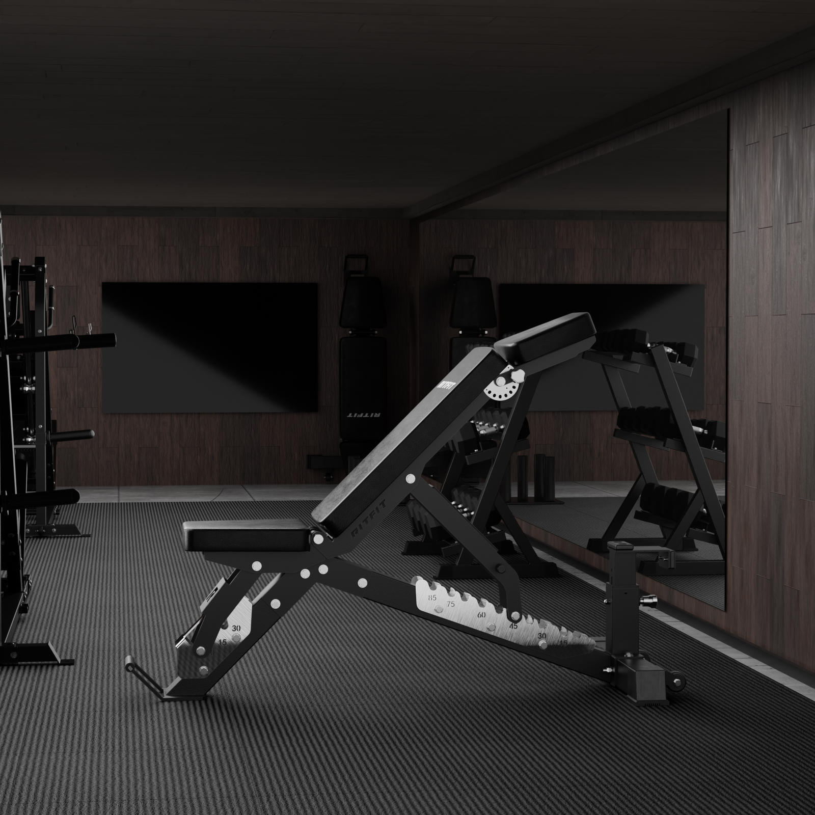 RitFit 3-Section Adjustable Weight Bench BWB02 - RitFit