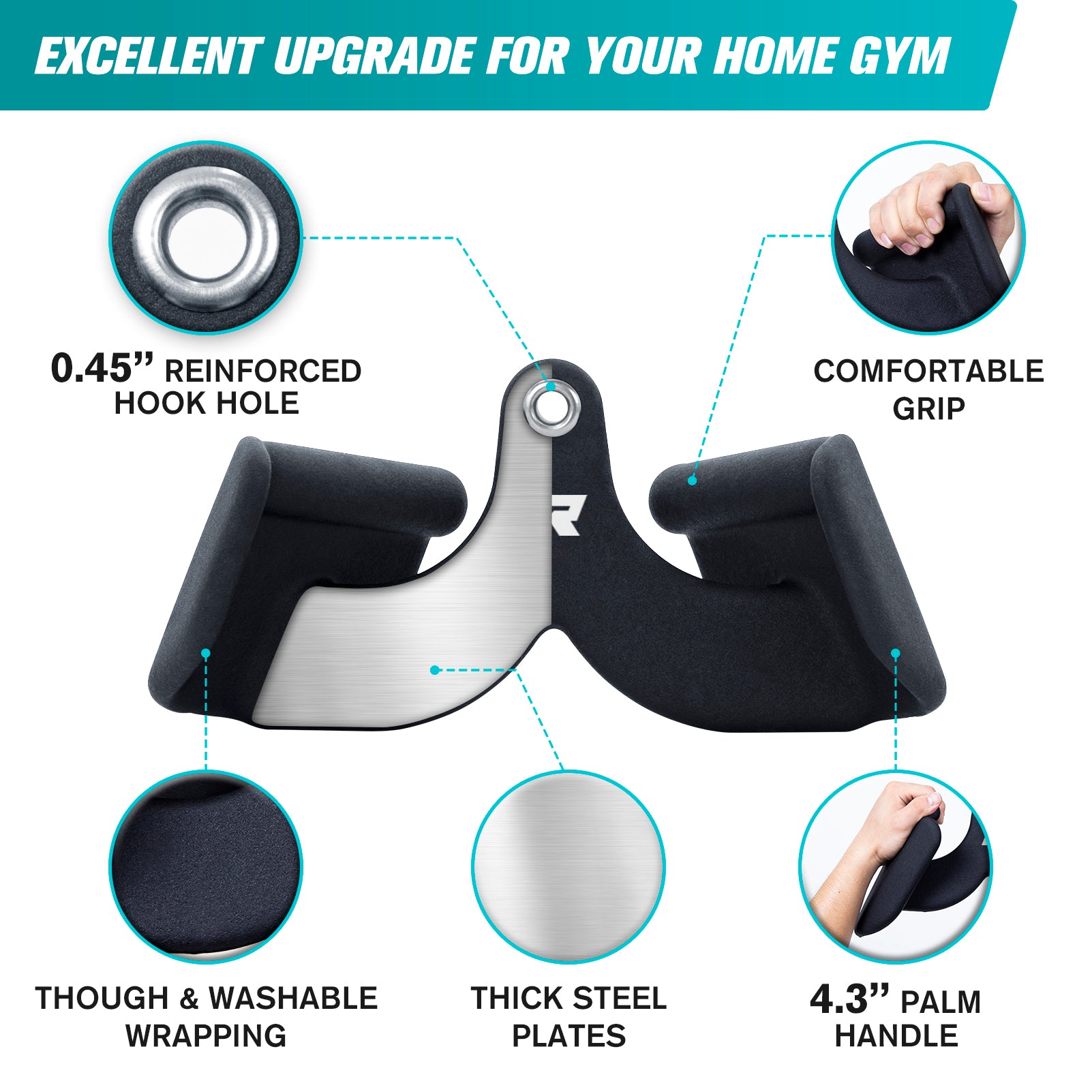 RitFit 5pcs Lat Pulldown Bar Combo - RitFit