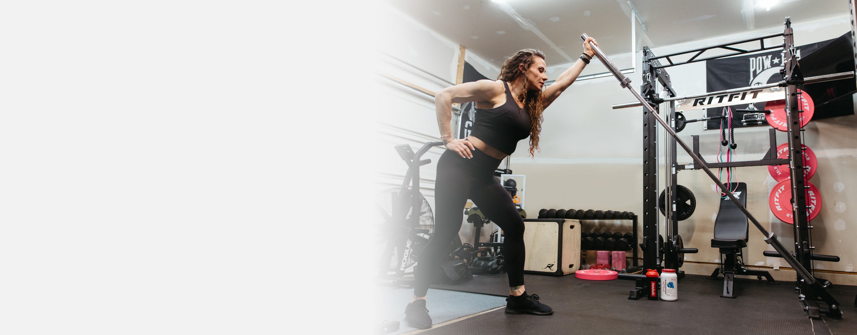 RitFit Build a Gym of Your Own – transform any space into a home gym with fitness equipment for strength training and workouts