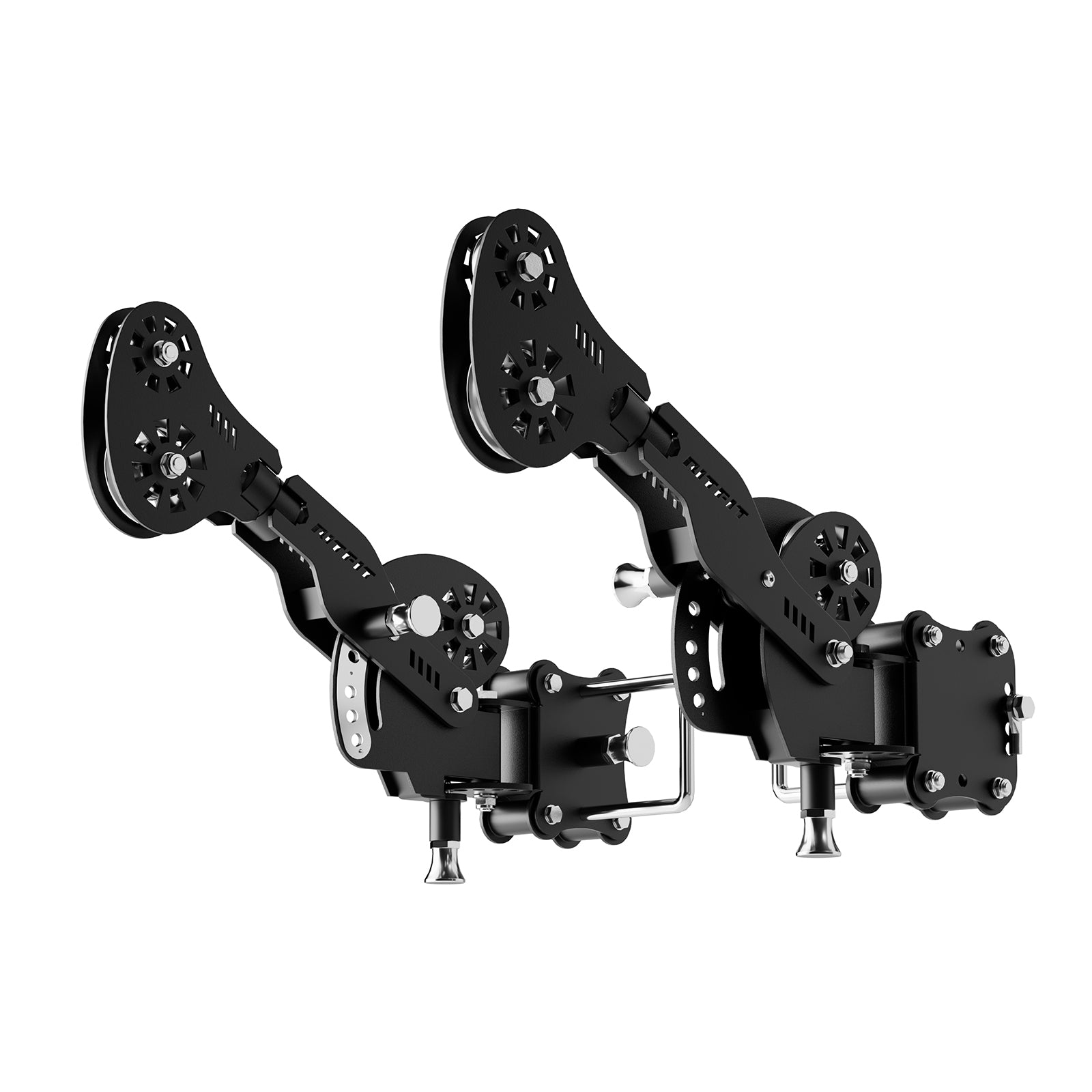RitFit TAM1 Tornado Arm Attachment for M1 PRO showing cylindrical rubberized grip and metal mounting bracket.